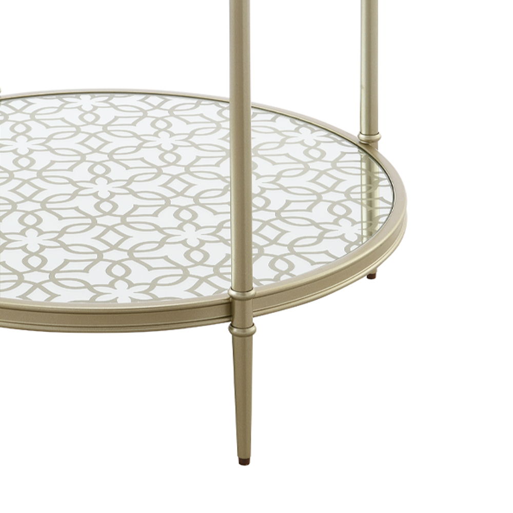 Zaba - End Table - Pearl Silver - Urban Living Furniture (Los Angeles, CA)