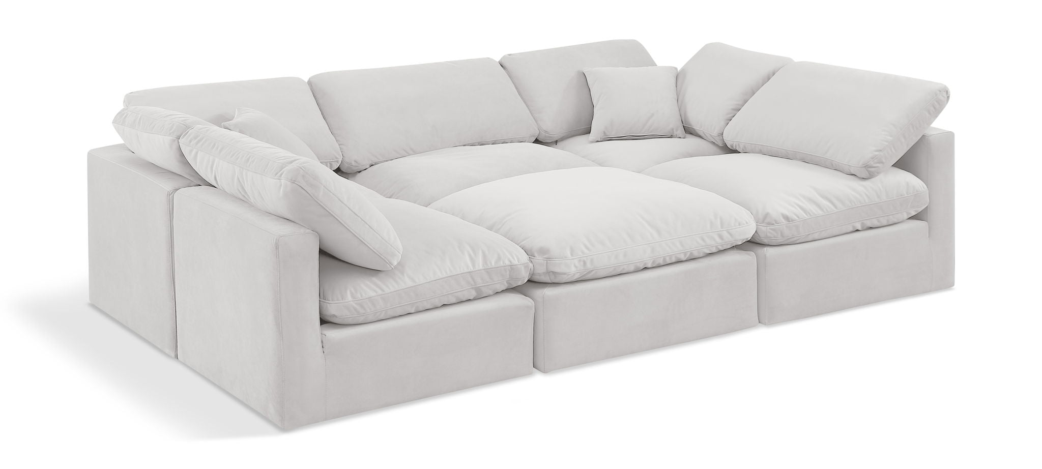 Indulge - Velvet 6 Piece Modular Sectional - Urban Living Furniture (Los Angeles, CA)