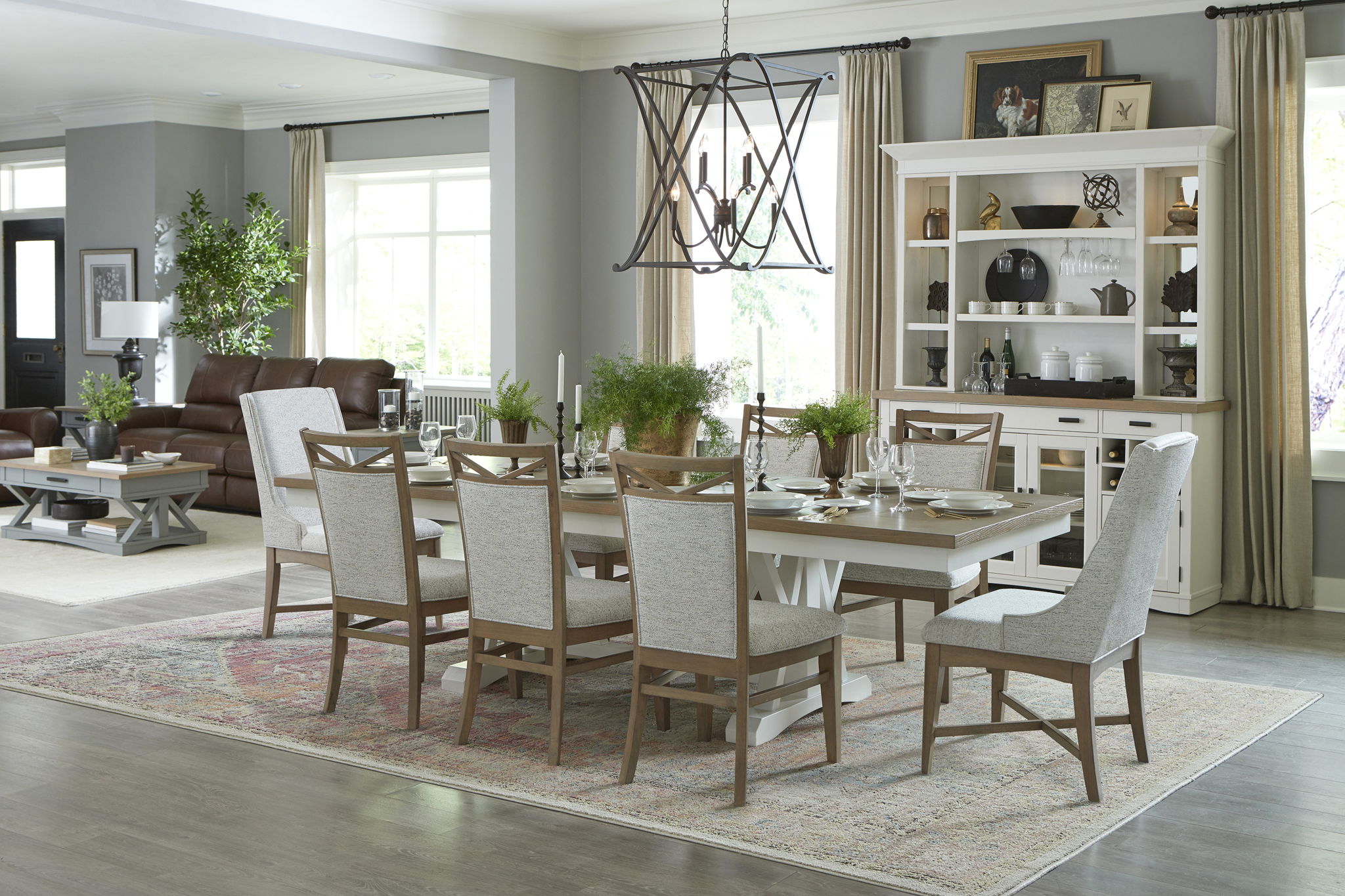 Americana Modern Dining - Upholstered Dining Chair (Set of 2) - Cotton - Urban Living Furniture (Los Angeles, CA)
