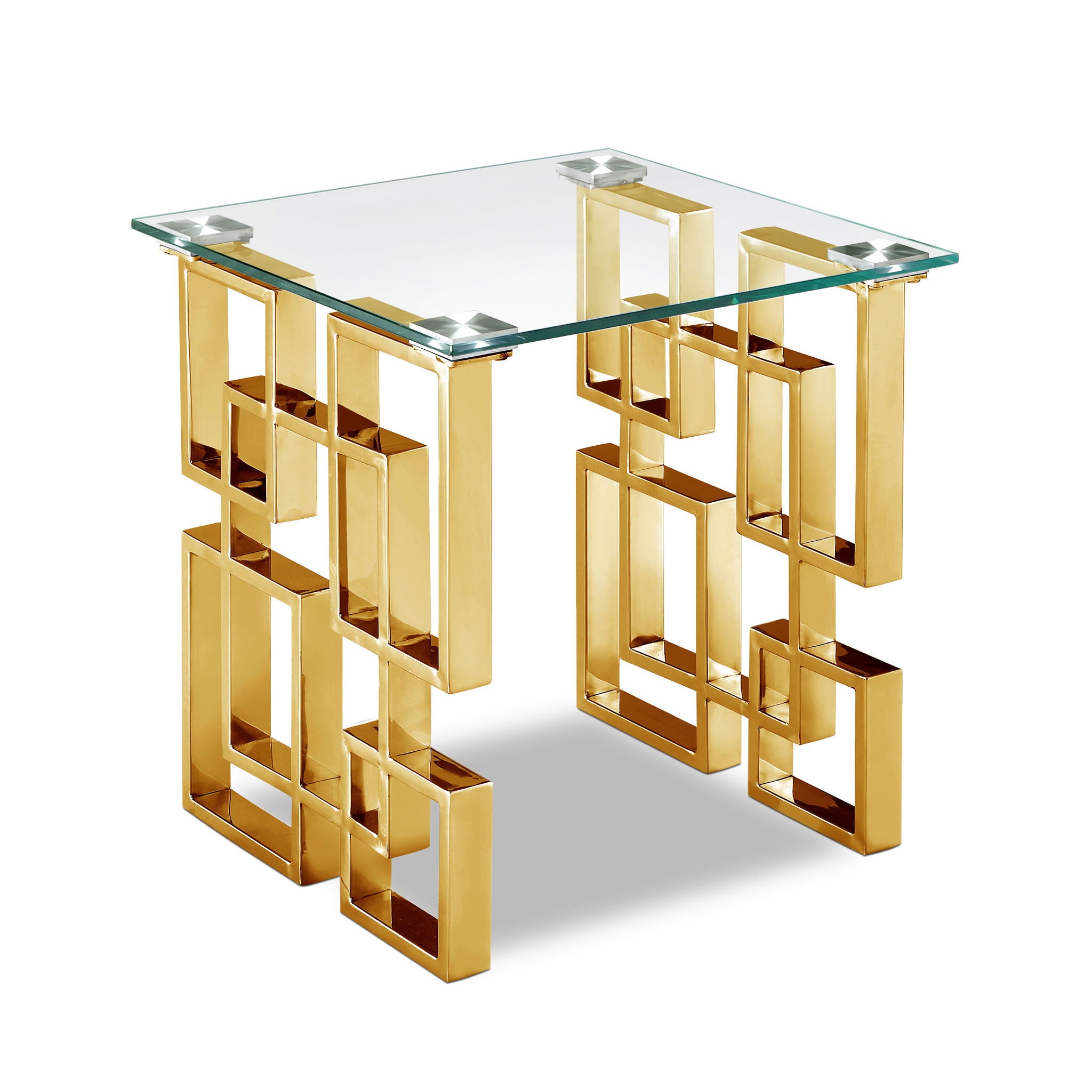 Pierre - End Table - Gold - Urban Living Furniture (Los Angeles, CA)