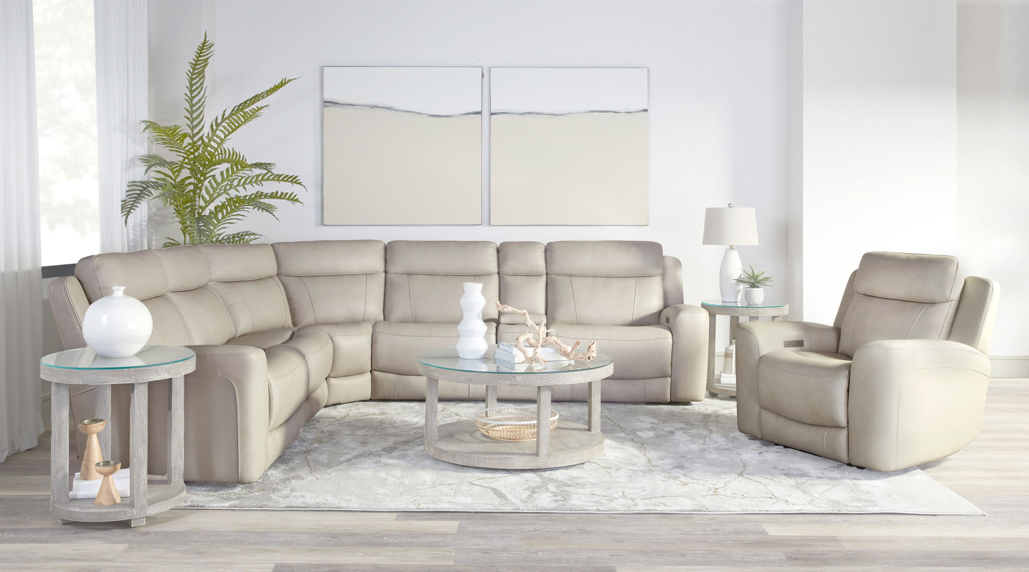 Calgary - Armless Chair - Stone - Urban Living Furniture (Los Angeles, CA)