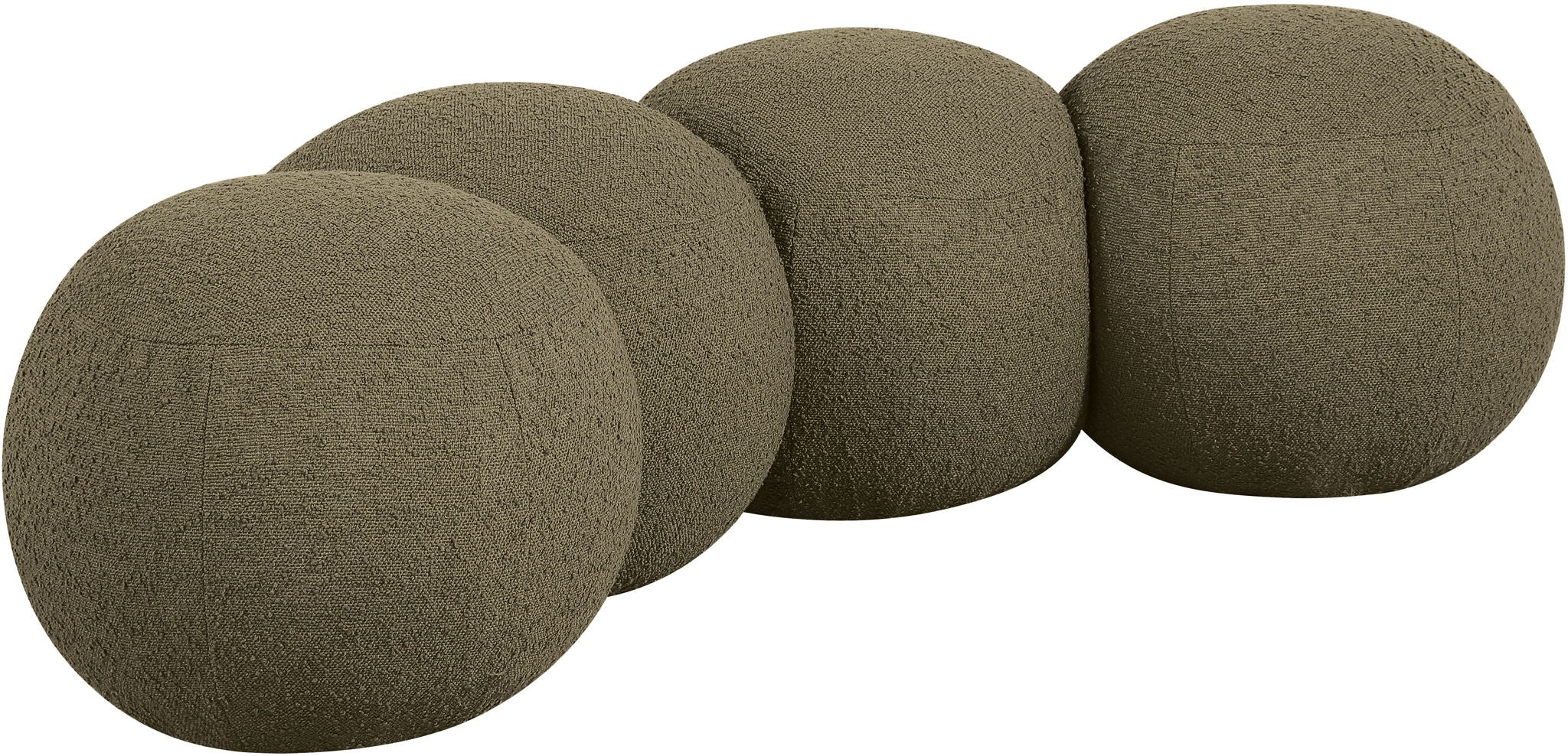 Apollo - Boucle Fabric Bench - Urban Living Furniture (Los Angeles, CA)