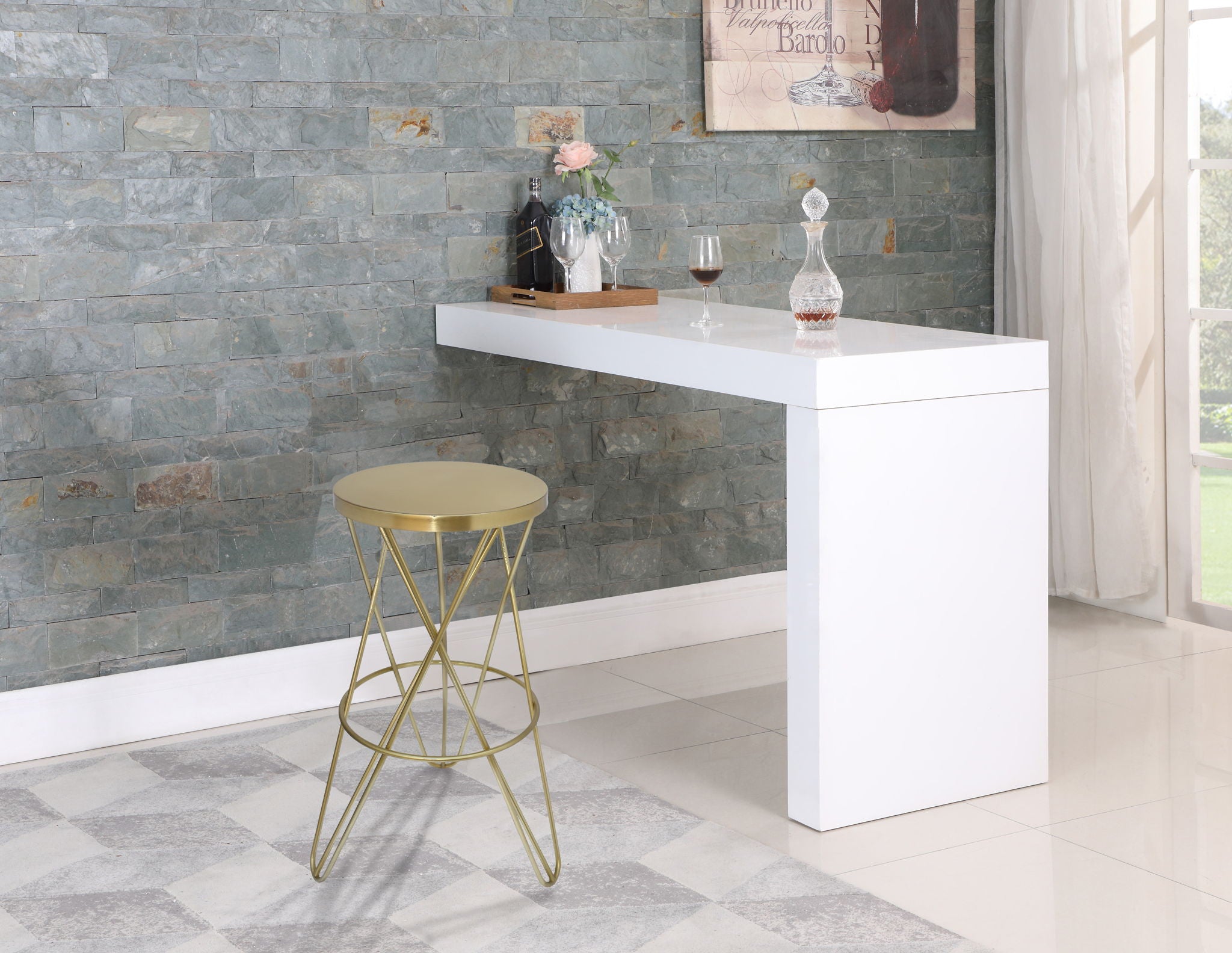 Mercury - Iron Bar Stool - Urban Living Furniture (Los Angeles, CA)