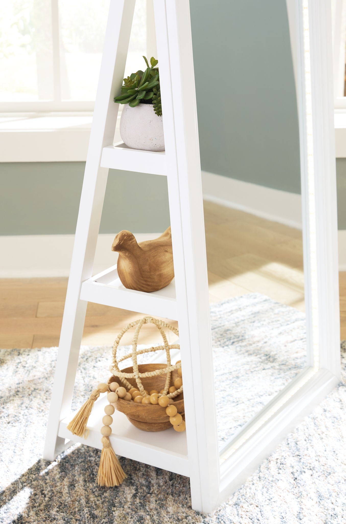 Evesen - Floor Standing Mirror/Storage - Urban Living Furniture (Los Angeles, CA)