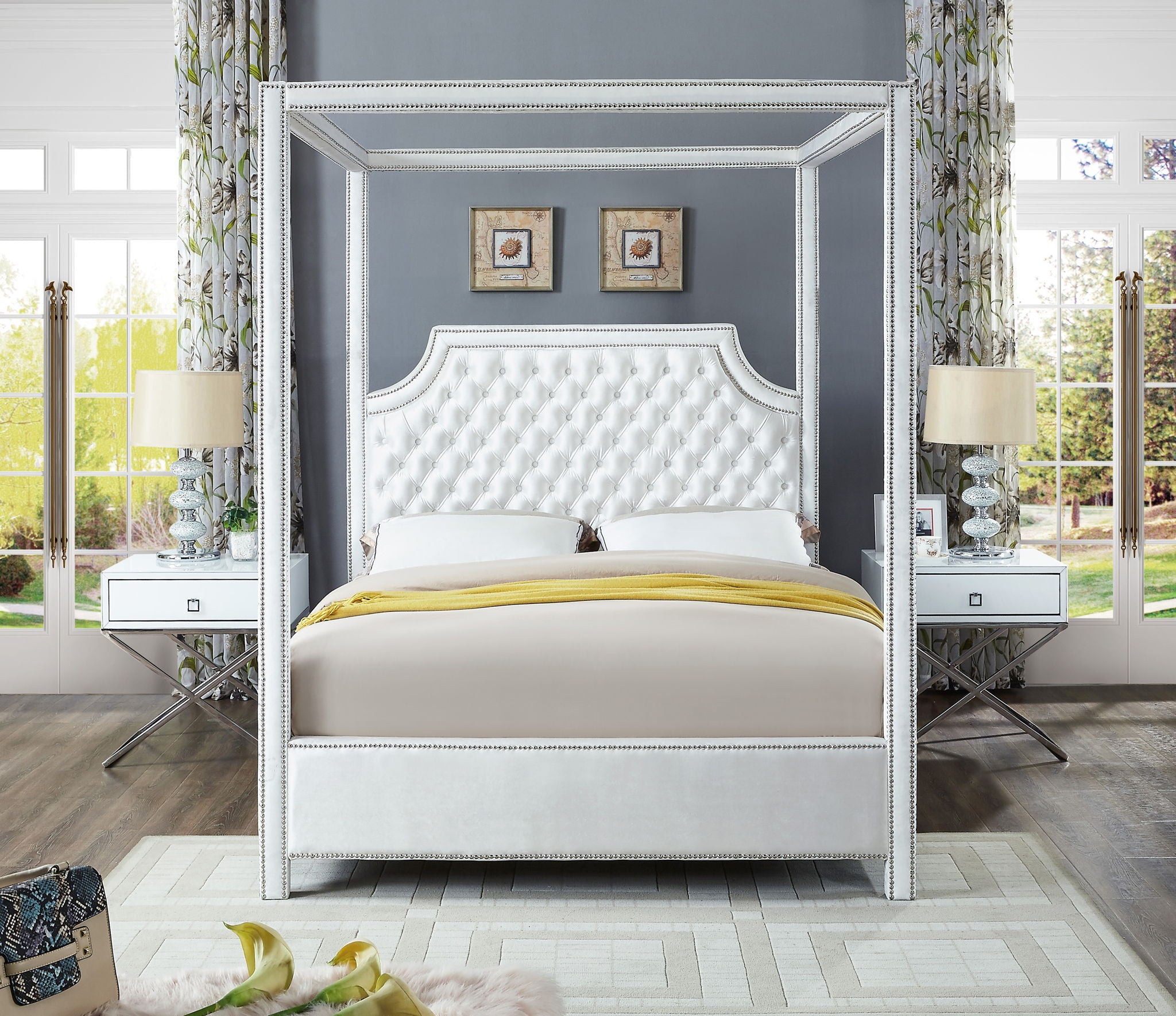 Rowan - Canopy Bed - Urban Living Furniture (Los Angeles, CA)
