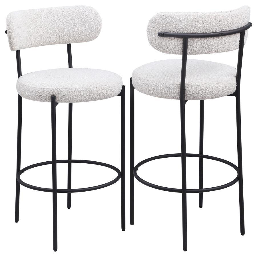 Viola - Boucle Upholstered Bar Stool (Set of 2) - Urban Living Furniture (Los Angeles, CA)