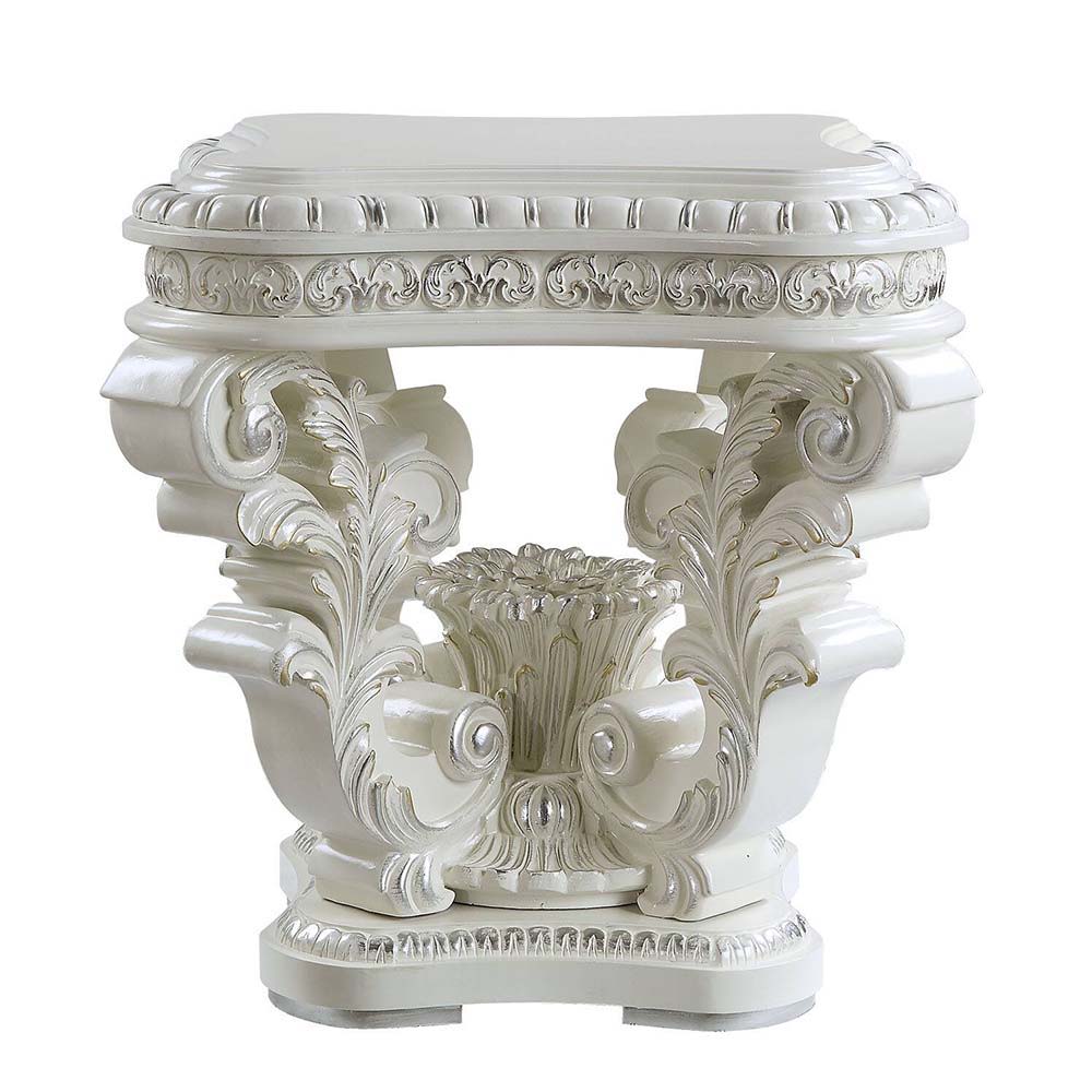 Vanaheim - End Table - Antique White Finish - Urban Living Furniture (Los Angeles, CA)