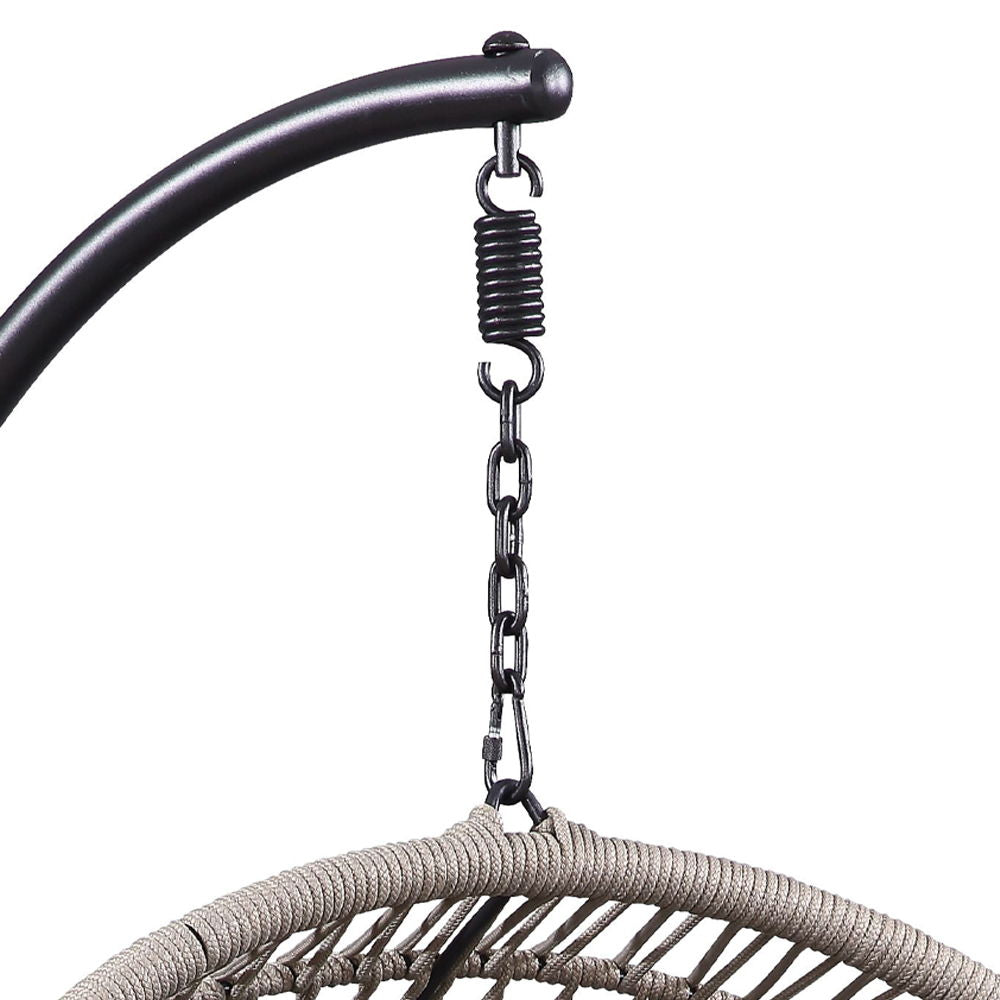 Vasant - Hanging Chair - Beige Fabric & Rope - Urban Living Furniture (Los Angeles, CA)