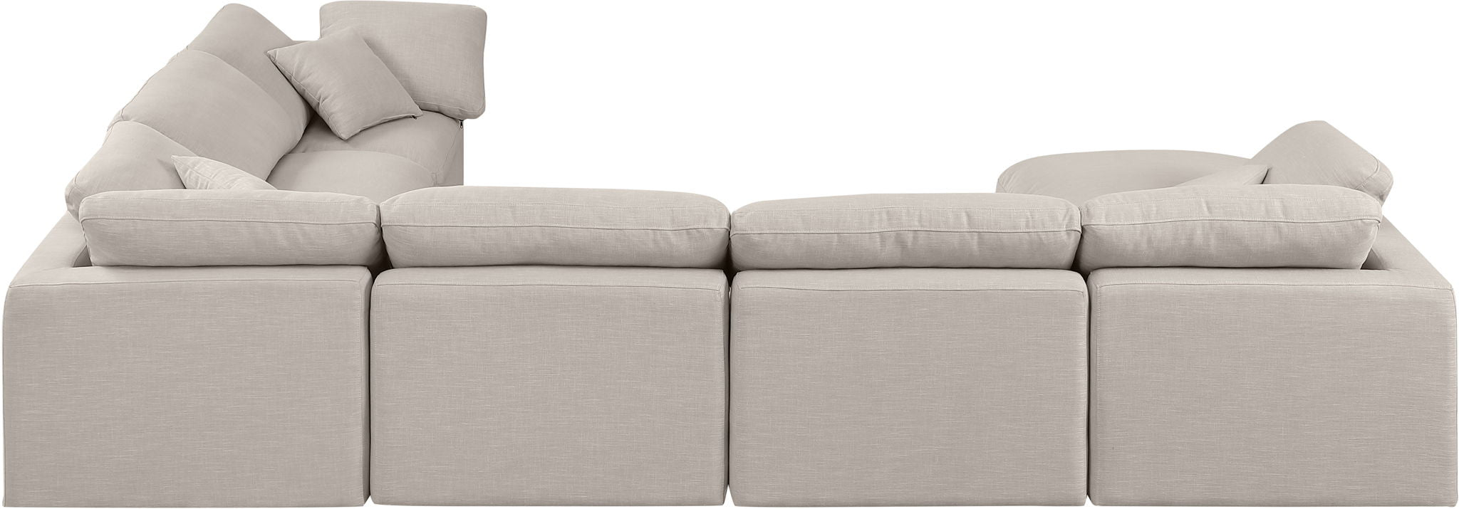 Indulge - Linen 7 Piece Modular Sectional - Urban Living Furniture (Los Angeles, CA)
