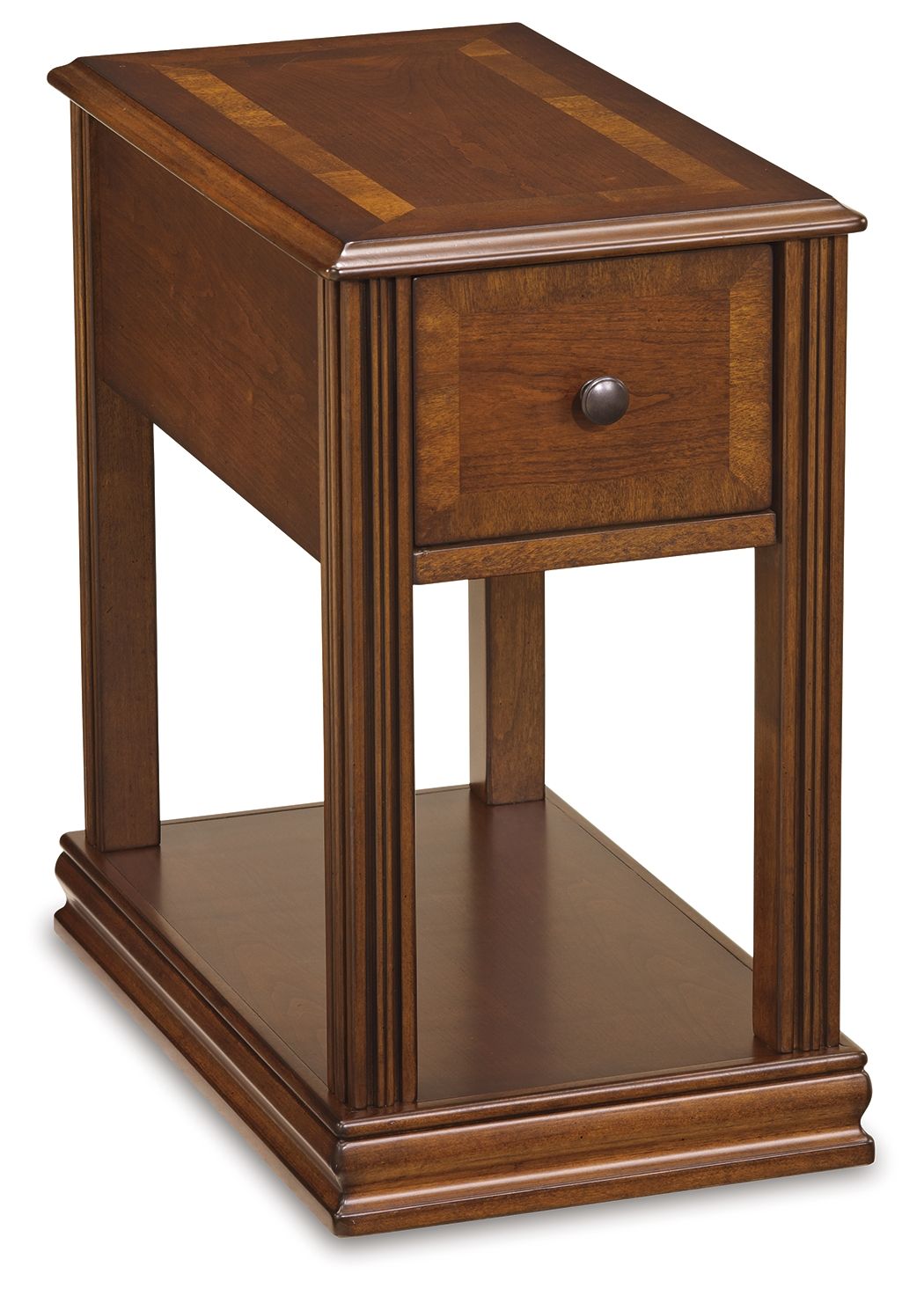 Breegin - Brown - Chair Side End Table - Removable Tray - Urban Living Furniture (Los Angeles, CA)