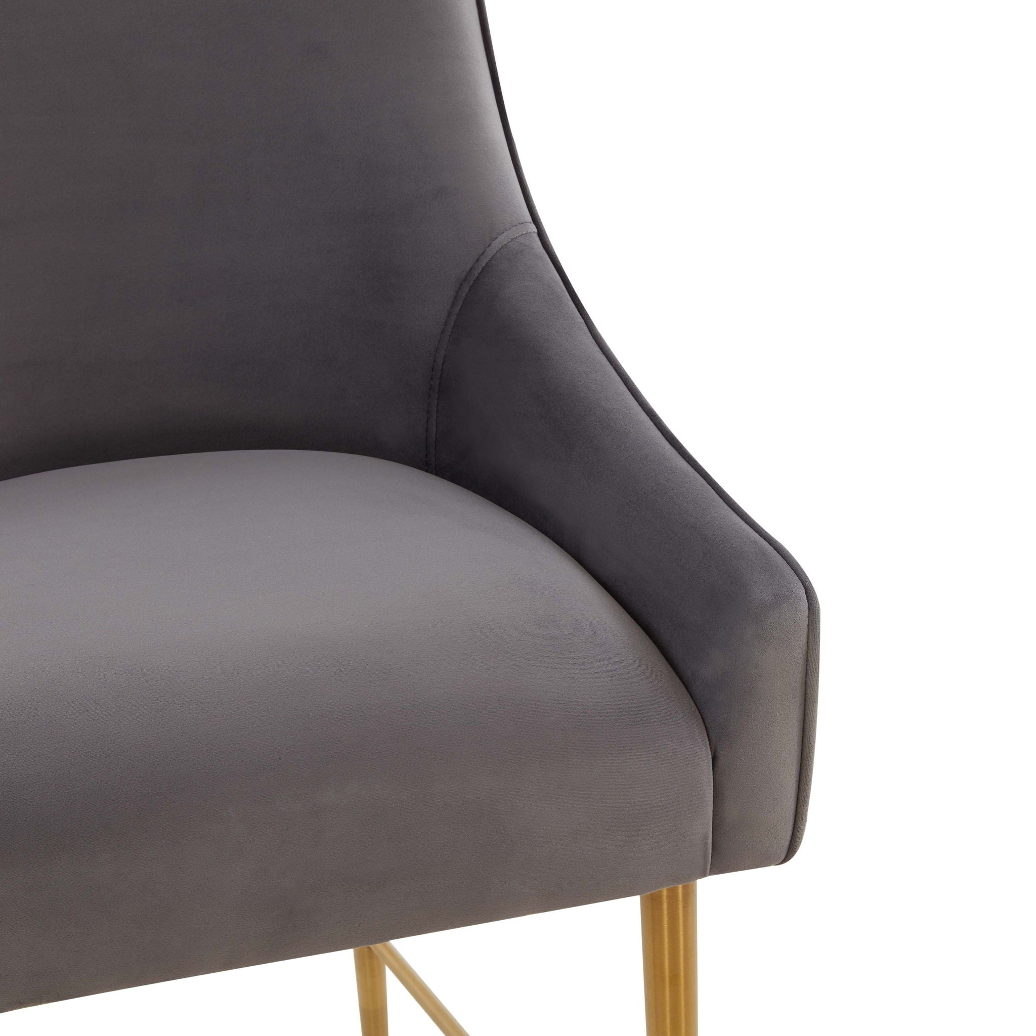 Beatrix - Velvet Stool - Urban Living Furniture (Los Angeles, CA)
