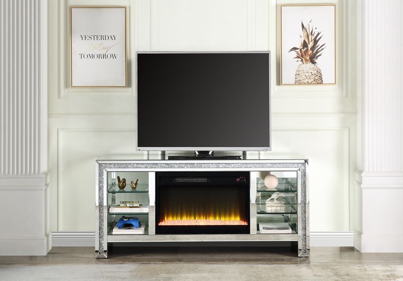 Noralie - TV Stand - Mirrored - 28" - Urban Living Furniture (Los Angeles, CA)