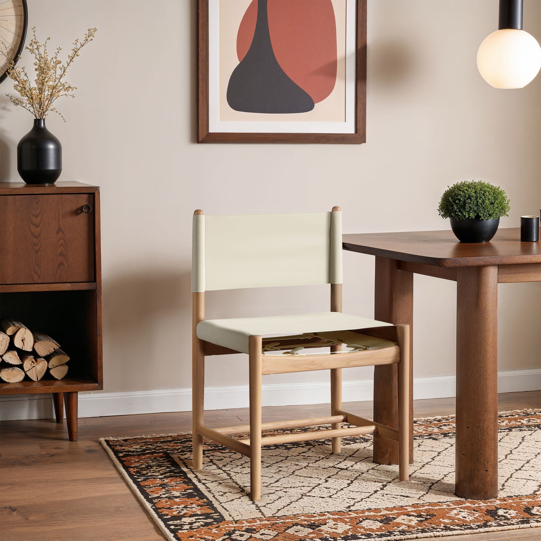 Rawlins - Dining Chair (Set of 2) - Natural Frame - Urban Living Furniture (Los Angeles, CA)