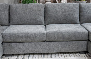 Clarington - Armless Loveseat - Greystone