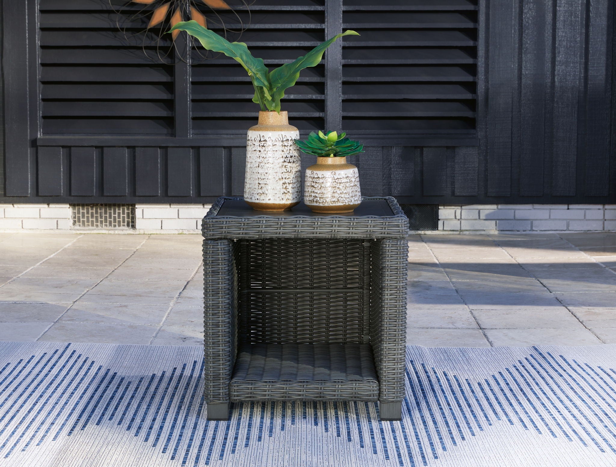 Elite Park - Gray - Square End Table - Urban Living Furniture (Los Angeles, CA)
