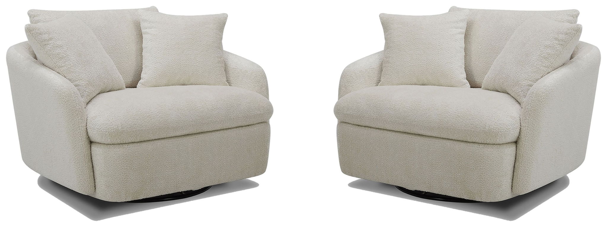 Boomer - Large Swivel Chair with 2 Pillows - Urban Living Furniture (Los Angeles, CA)
