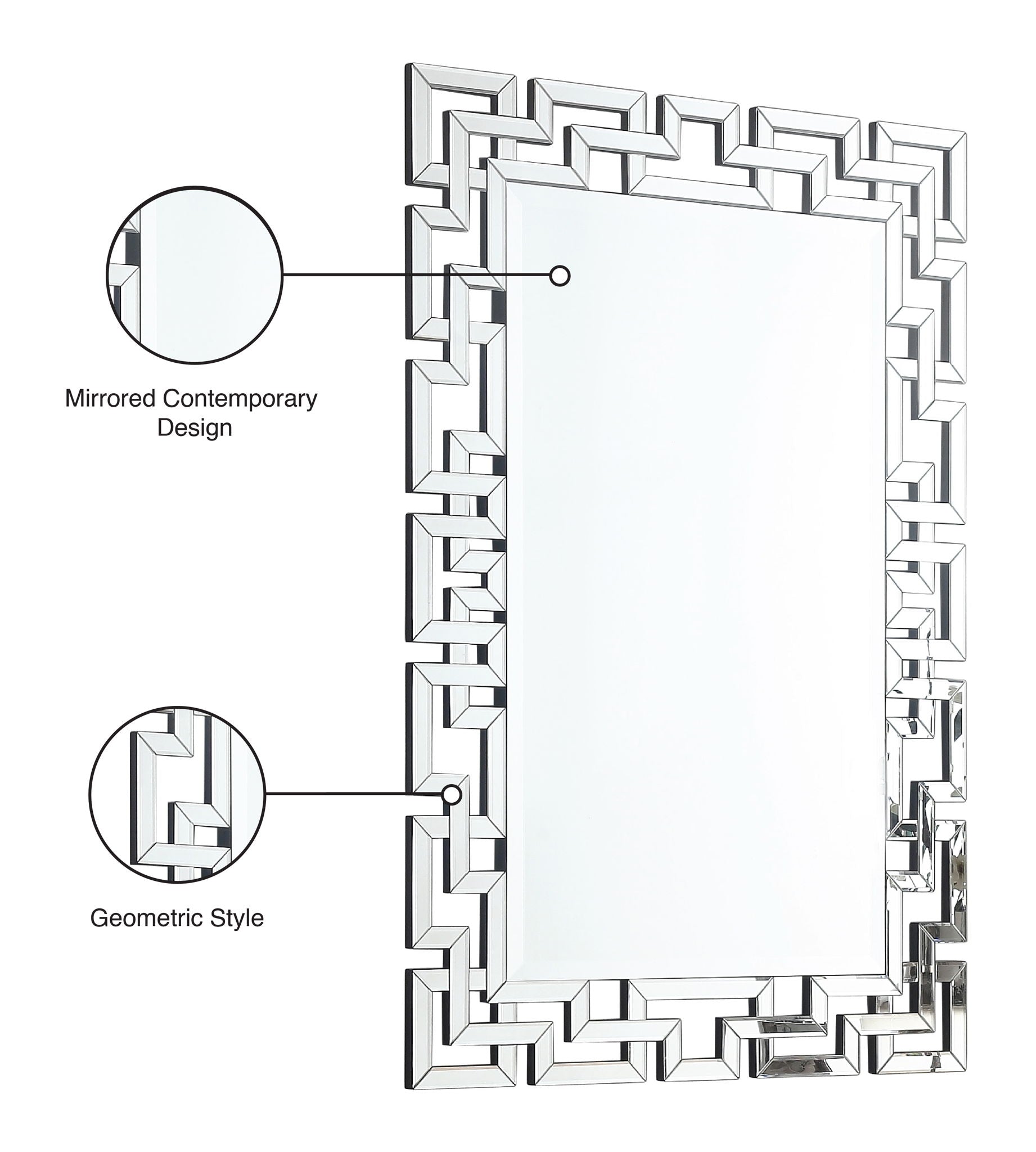 Aria - Mirror - Urban Living Furniture (Los Angeles, CA)