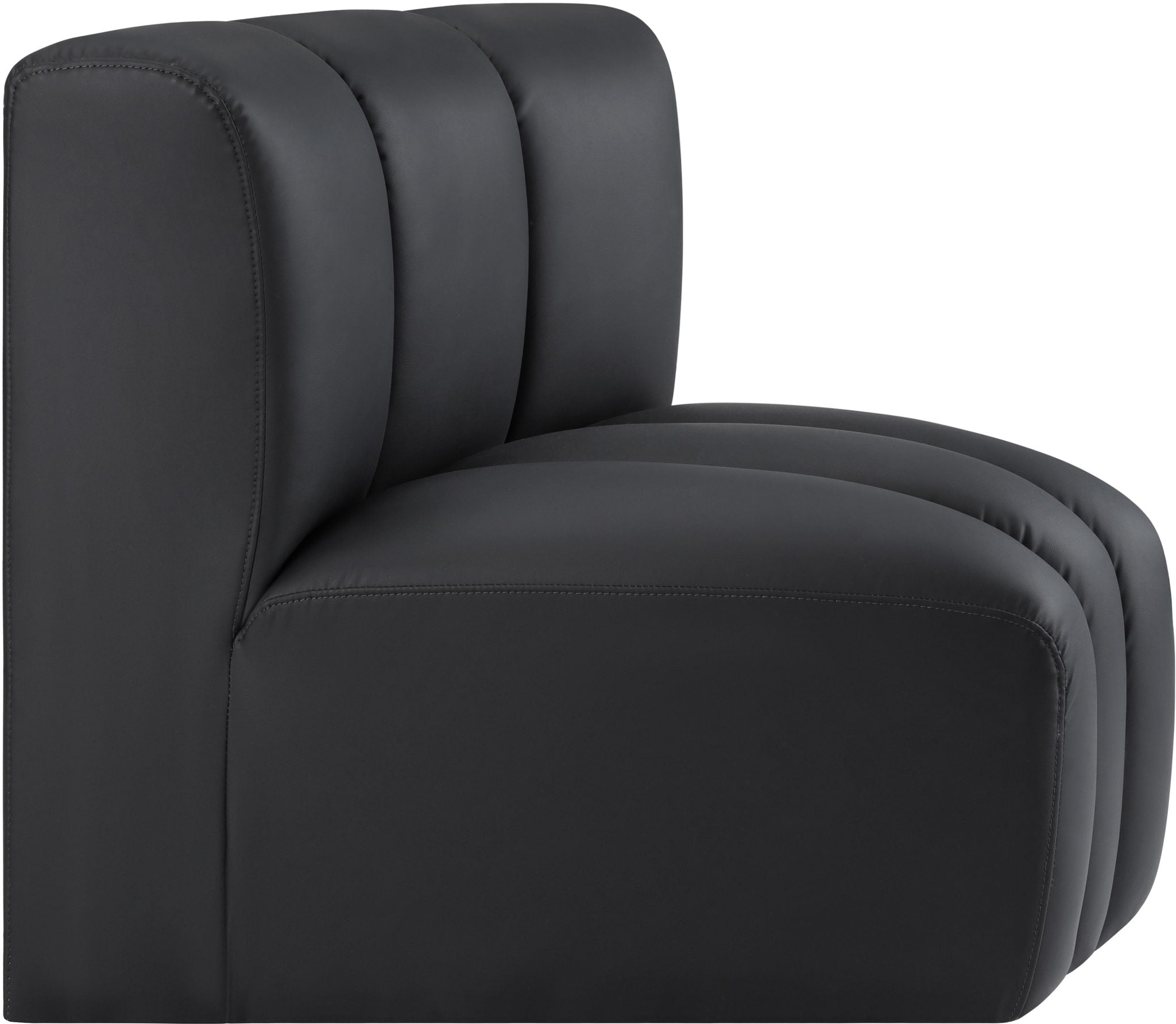 Arc - Faux Leather Curved Corner Chair - Urban Living Furniture (Los Angeles, CA)