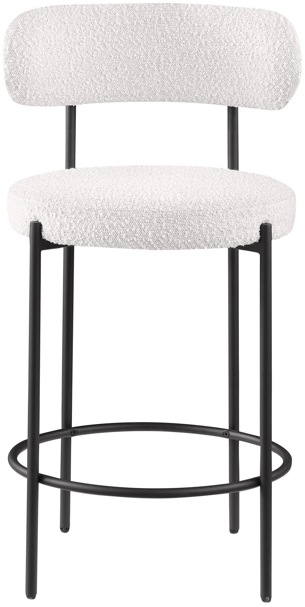 Beacon - Boucle Fabric Stool (Set of 2) - Urban Living Furniture (Los Angeles, CA)