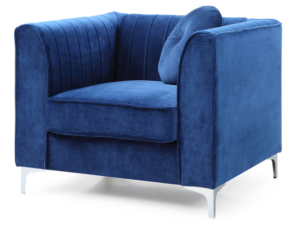 Chic Accent Chair For Cozy Spaces - Navy Blue
