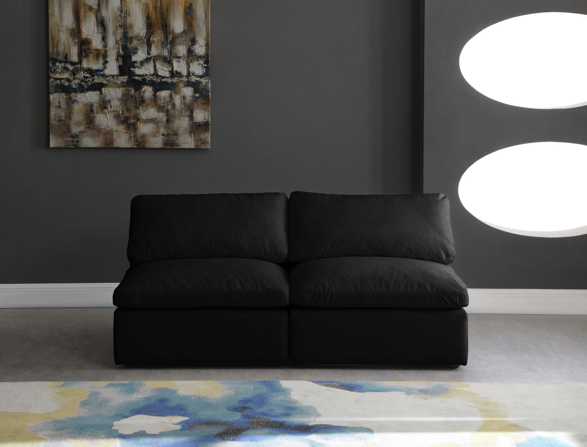 Plush - Modular Armless 2 Seat Sofa - Urban Living Furniture (Los Angeles, CA)