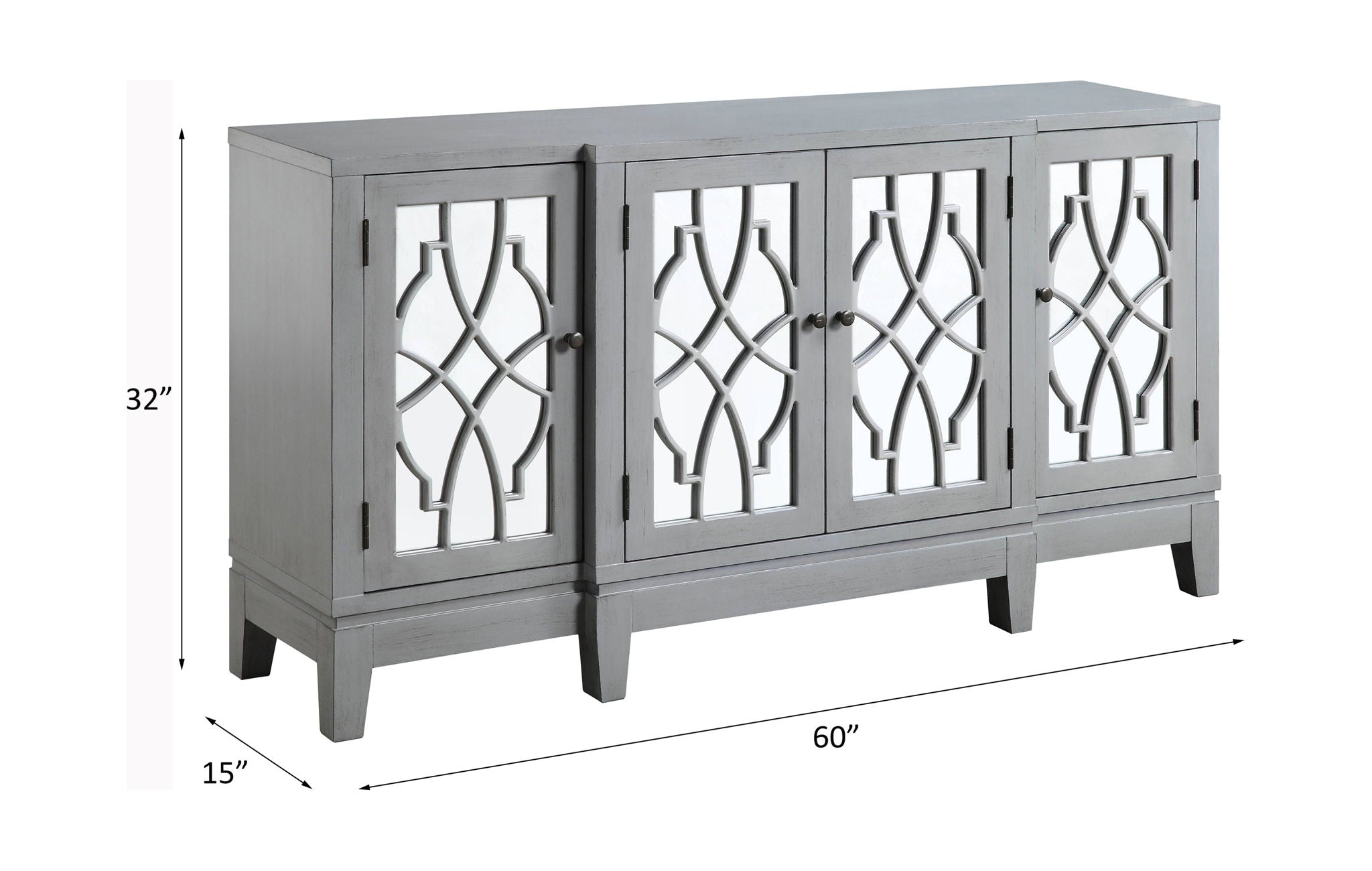 Magdi - Console Cabinet - Antique Gray - Urban Living Furniture (Los Angeles, CA)