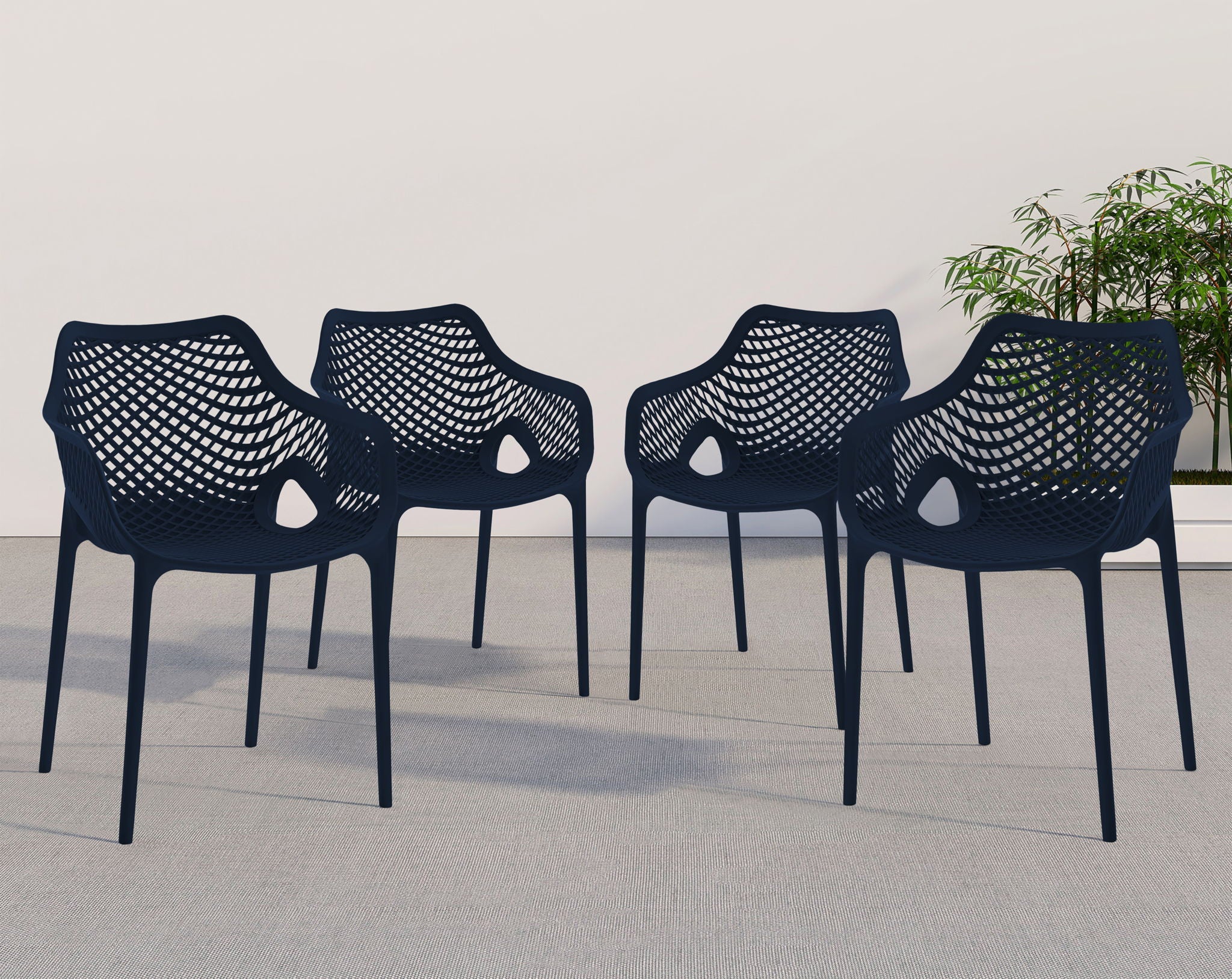 Mykonos - Outdoor Dining Chair Set - Urban Living Furniture (Los Angeles, CA)