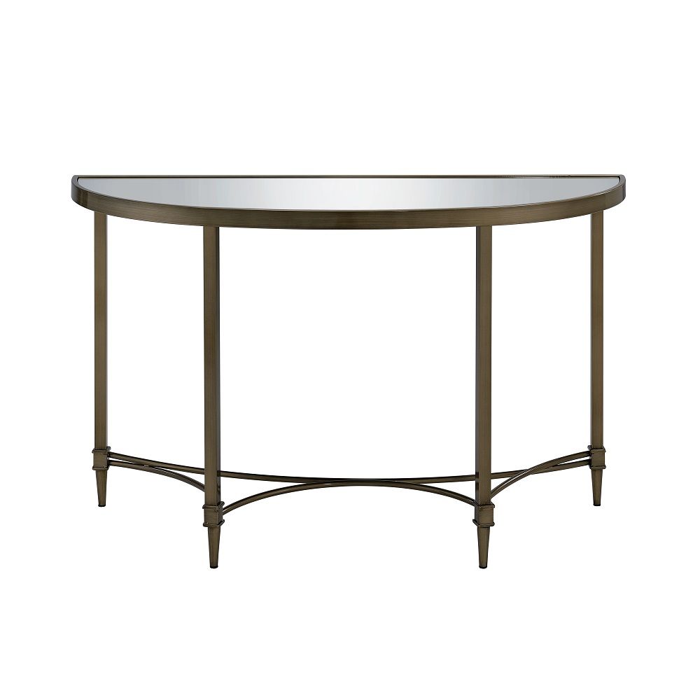 Aditya - Console Table With Mirror - Mirrored & Antique Brass - Urban Living Furniture (Los Angeles, CA)