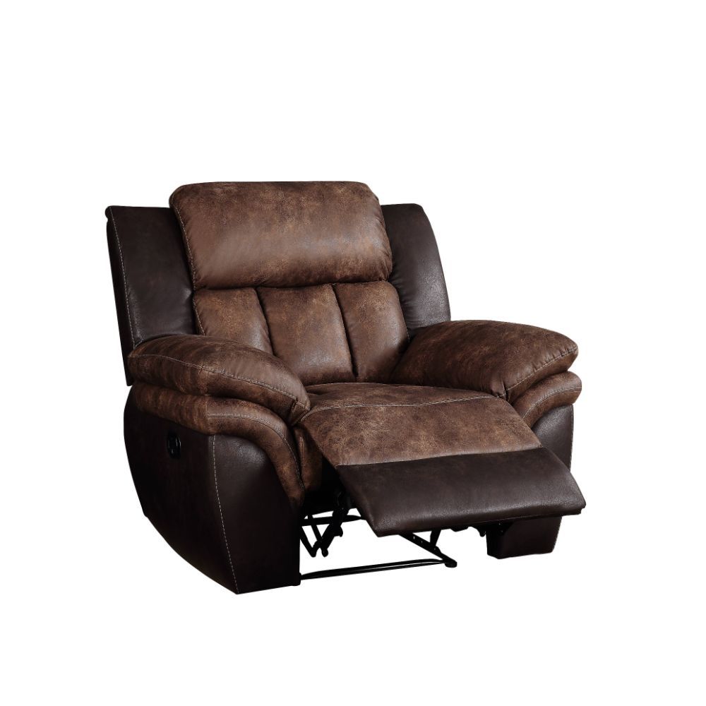 Jaylen - Motion Recliner - Toffee & Espresso Polished Microfiber - Urban Living Furniture (Los Angeles, CA)