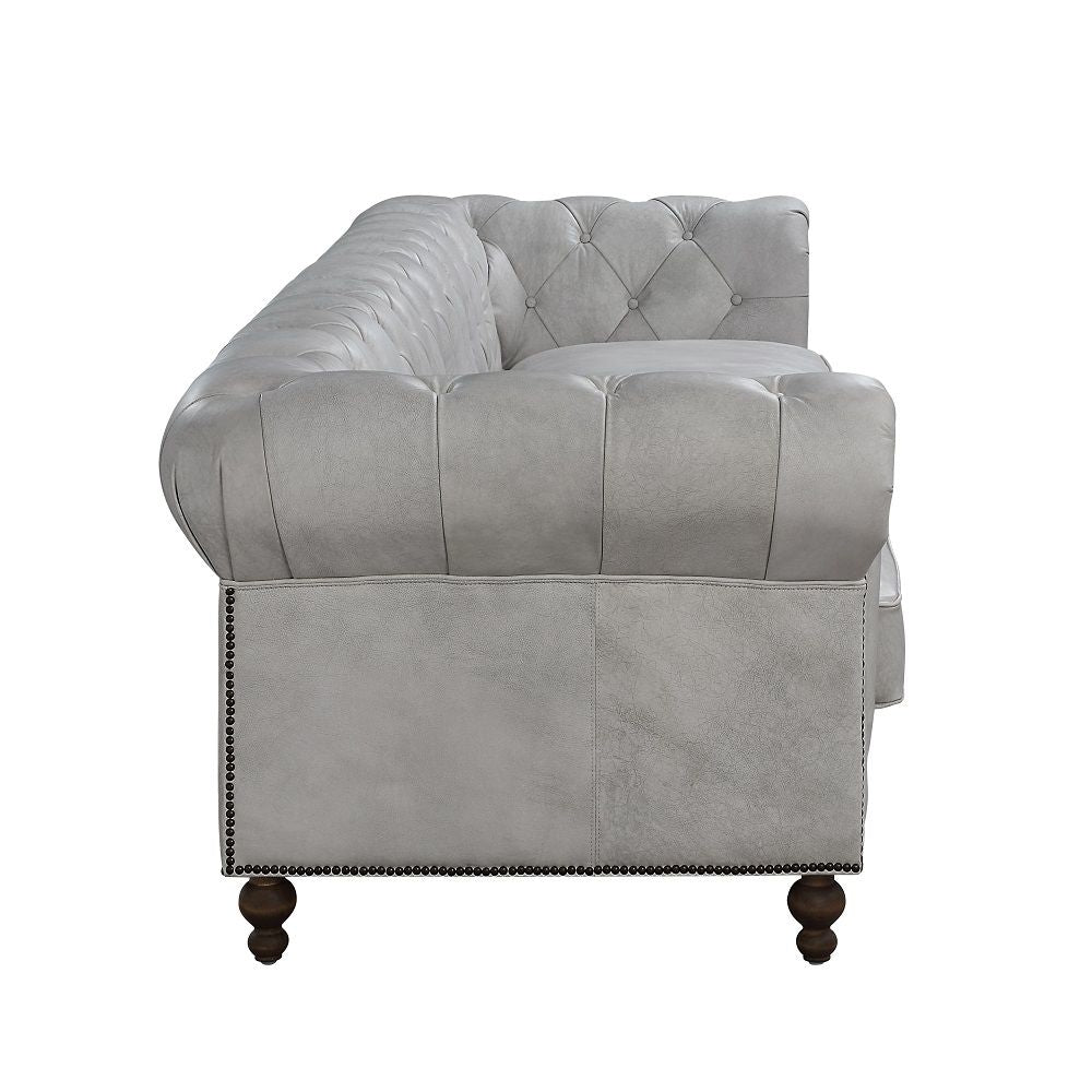 Ofer - Sofa - Vintage White Top Grain Leather - Urban Living Furniture (Los Angeles, CA)