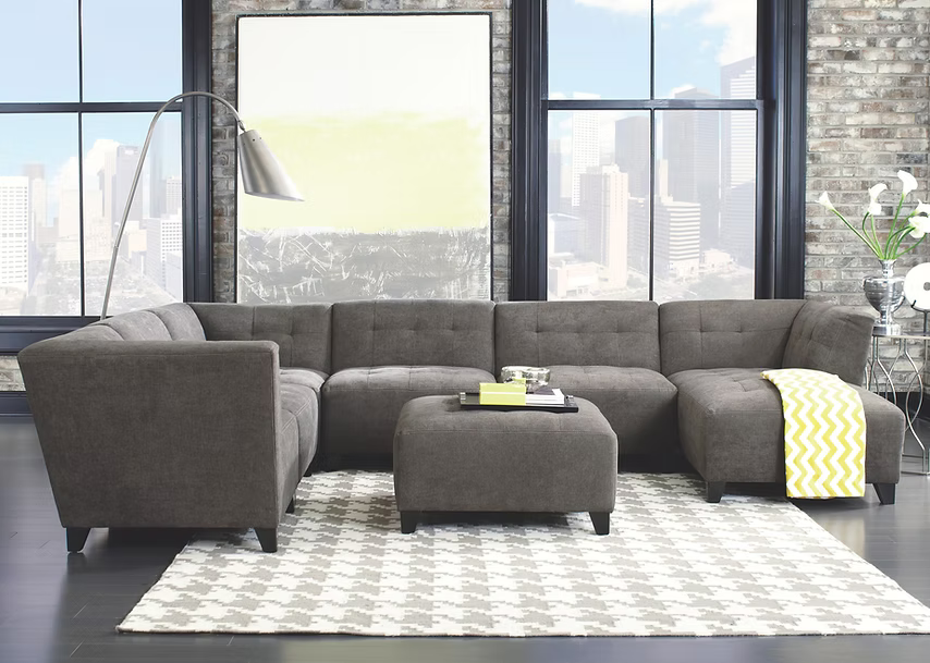 Jonathan Louis Belaire 6pc Sectional G0125