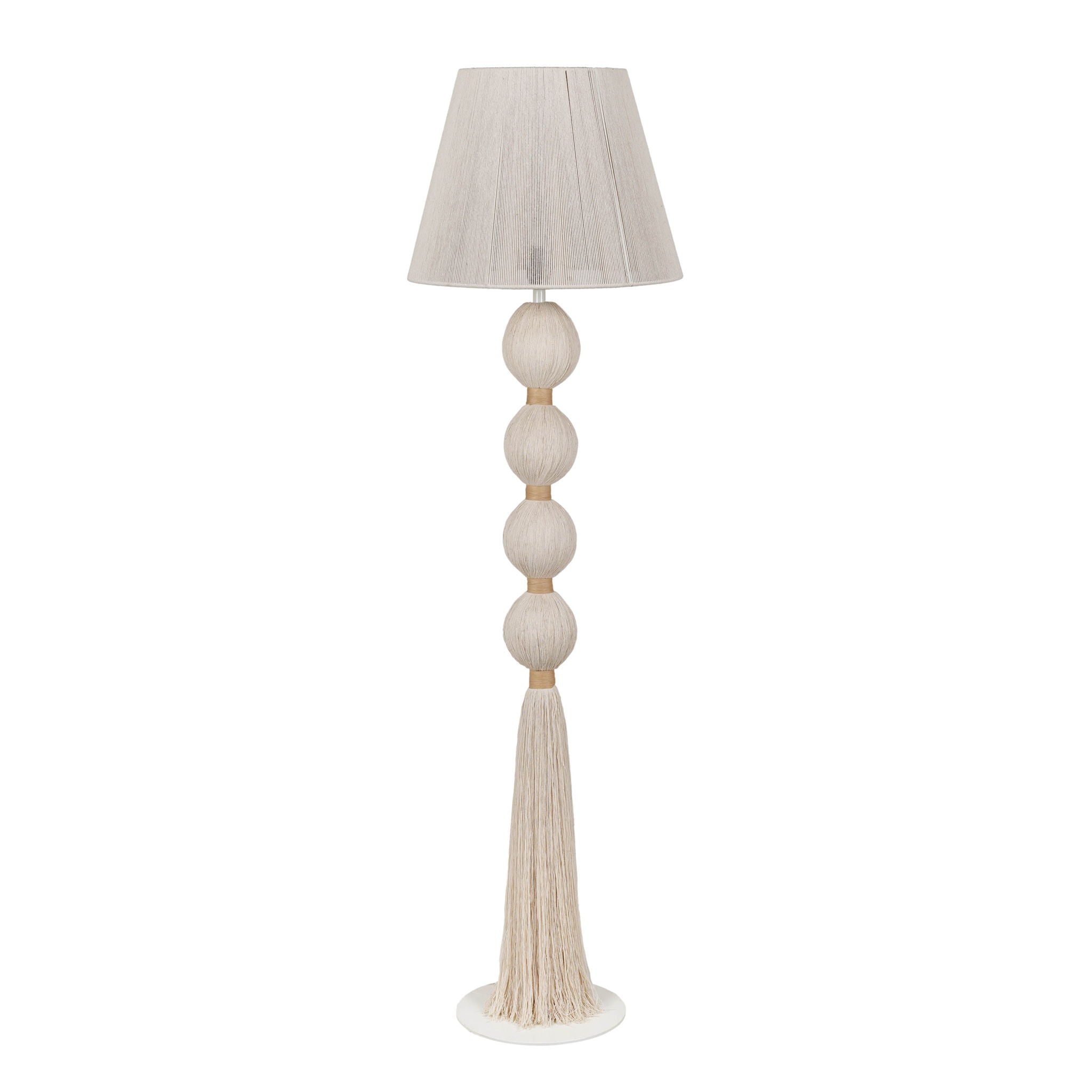 Samba - Cotton Floor Lamp - White