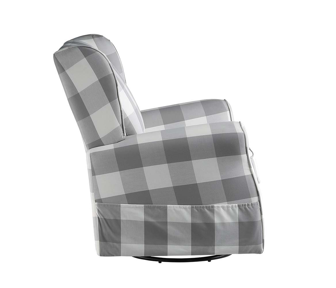 Patli - Swivel Chair - Gray Fabric - Urban Living Furniture (Los Angeles, CA)