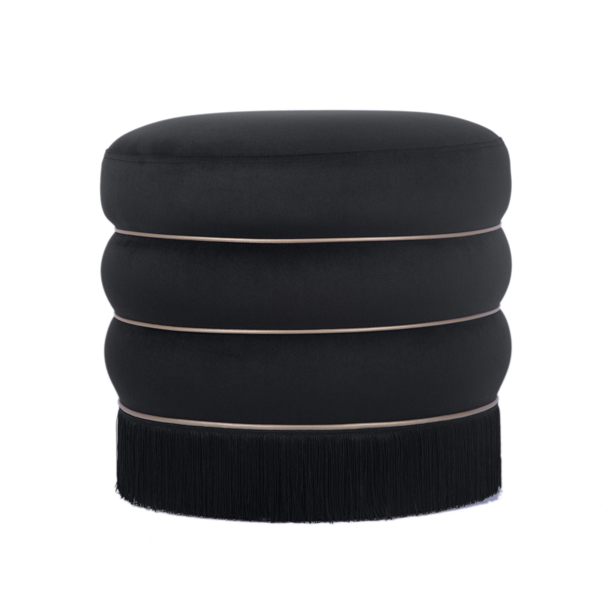 Lakka - Velvet Ottoman - Urban Living Furniture (Los Angeles, CA)