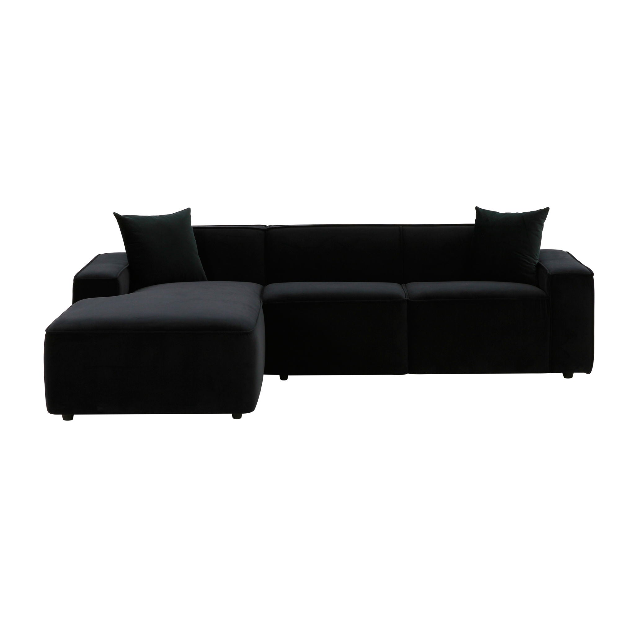Olafur - Velvet Sectional - Urban Living Furniture (Los Angeles, CA)