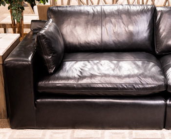 Emilia - Black - LAF Corner Chair - Urban Living Furniture (Los Angeles, CA)
