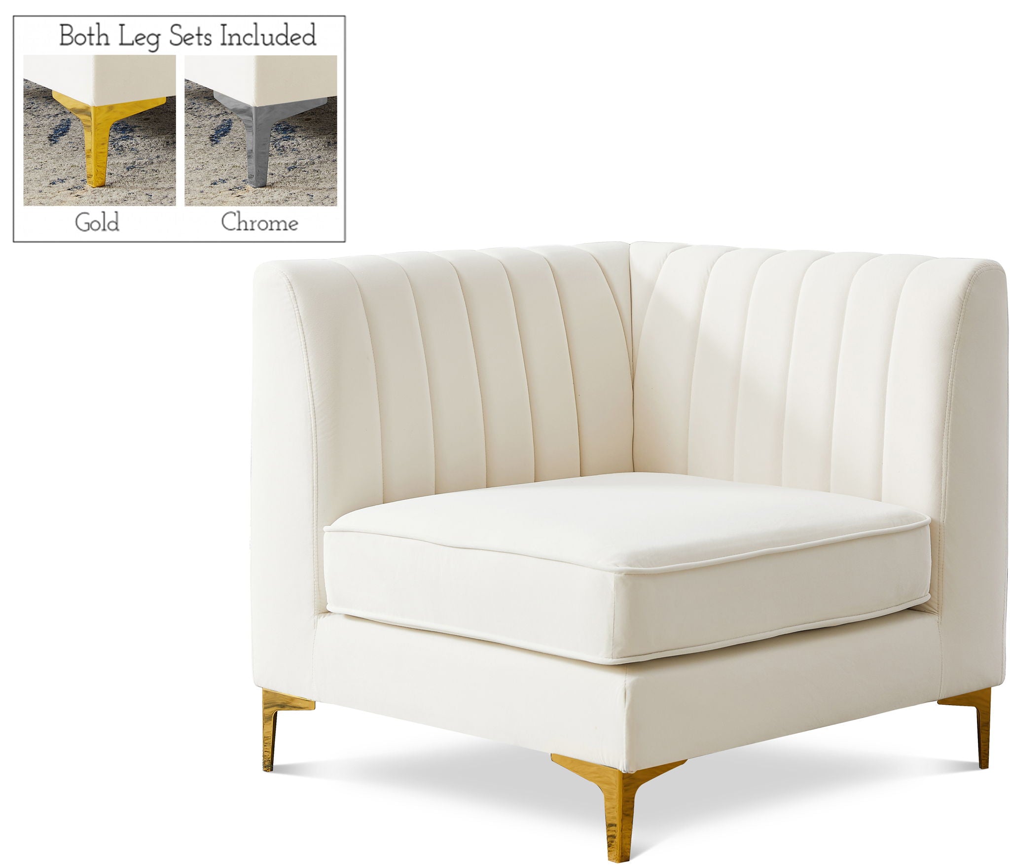 Alina - Corner Chair - Urban Living Furniture (Los Angeles, CA)