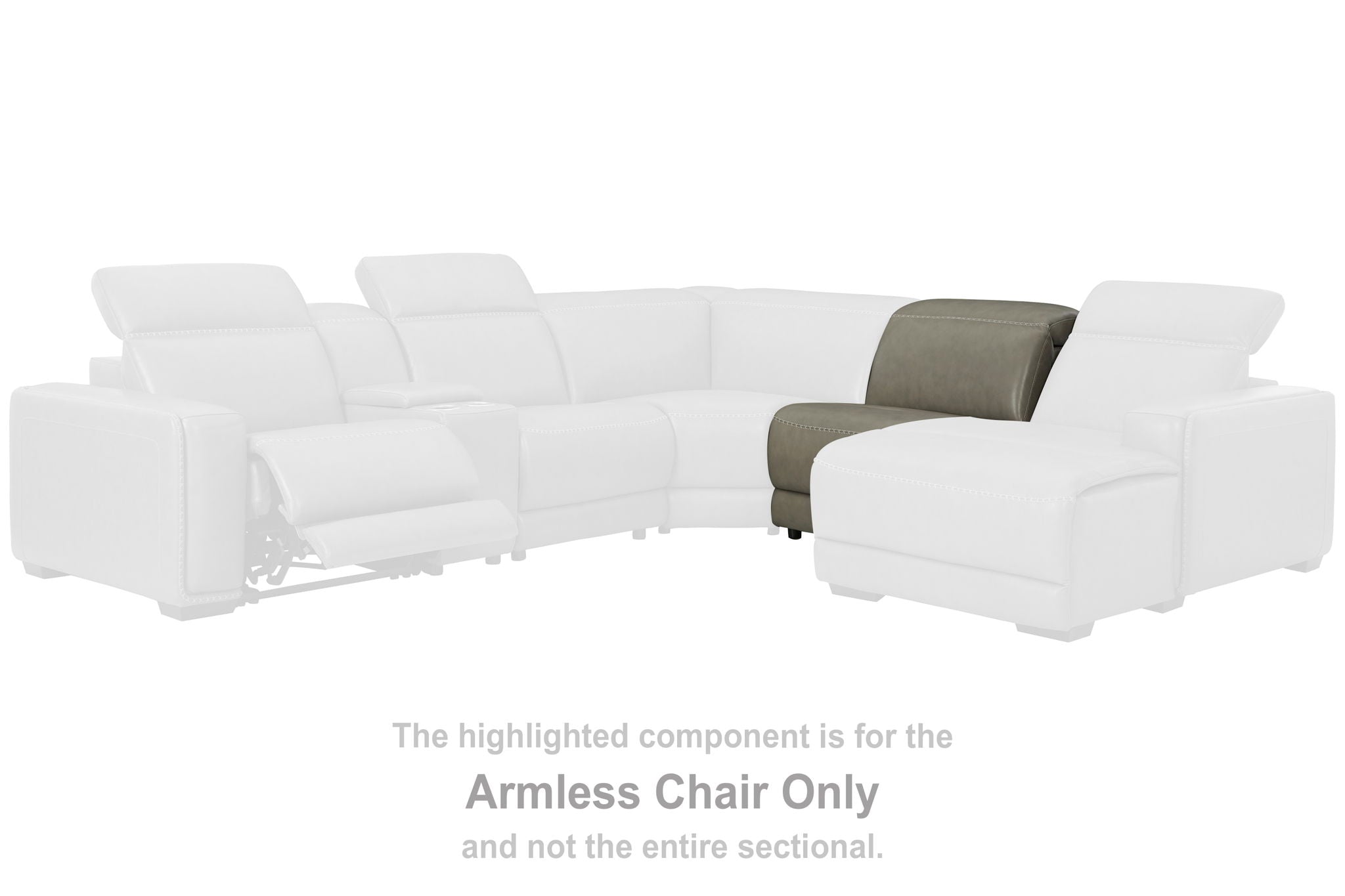 Correze - Gray - Armless Chair - Urban Living Furniture (Los Angeles, CA)