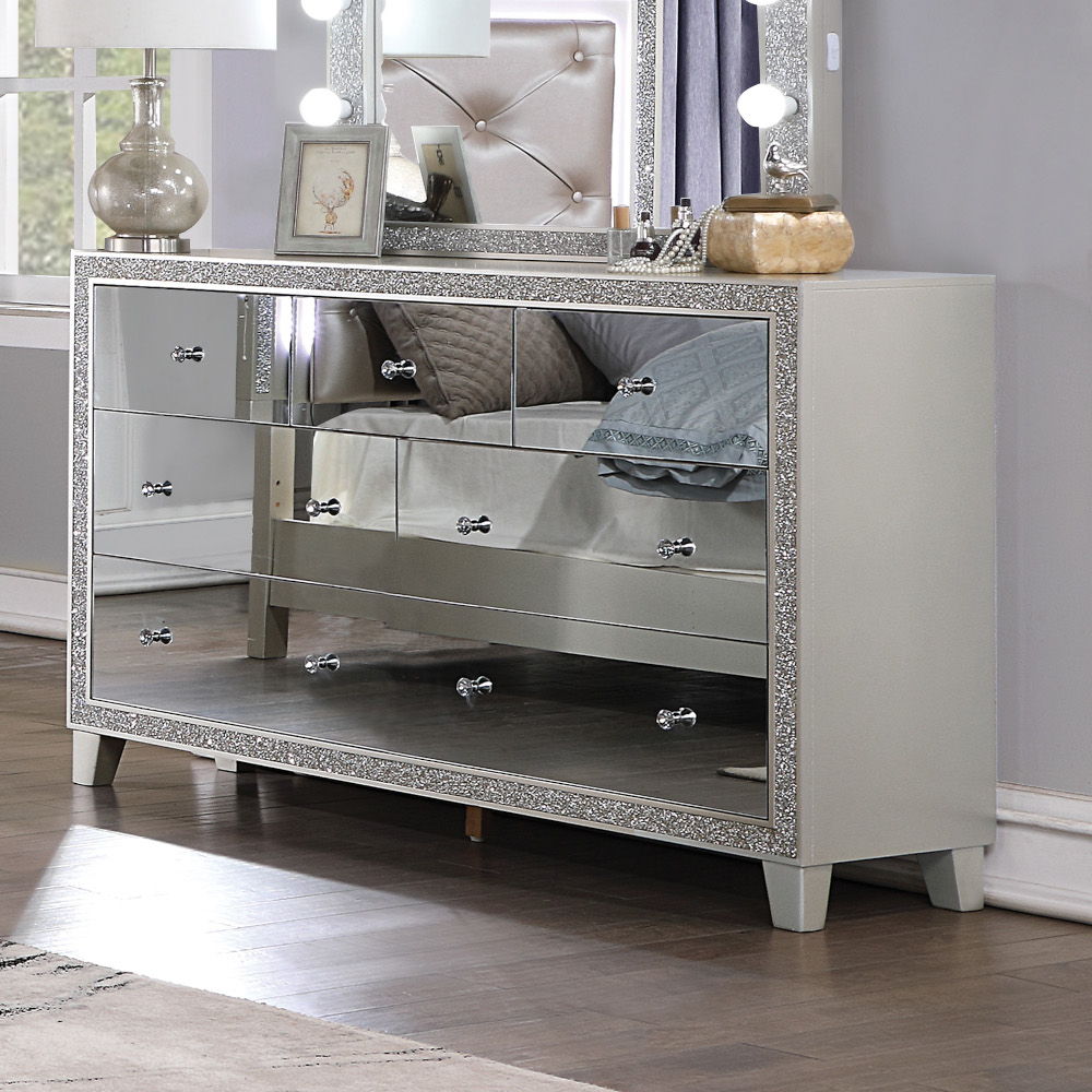 Sliverfluff - Dresser - Mirrored & Champagne - Urban Living Furniture (Los Angeles, CA)