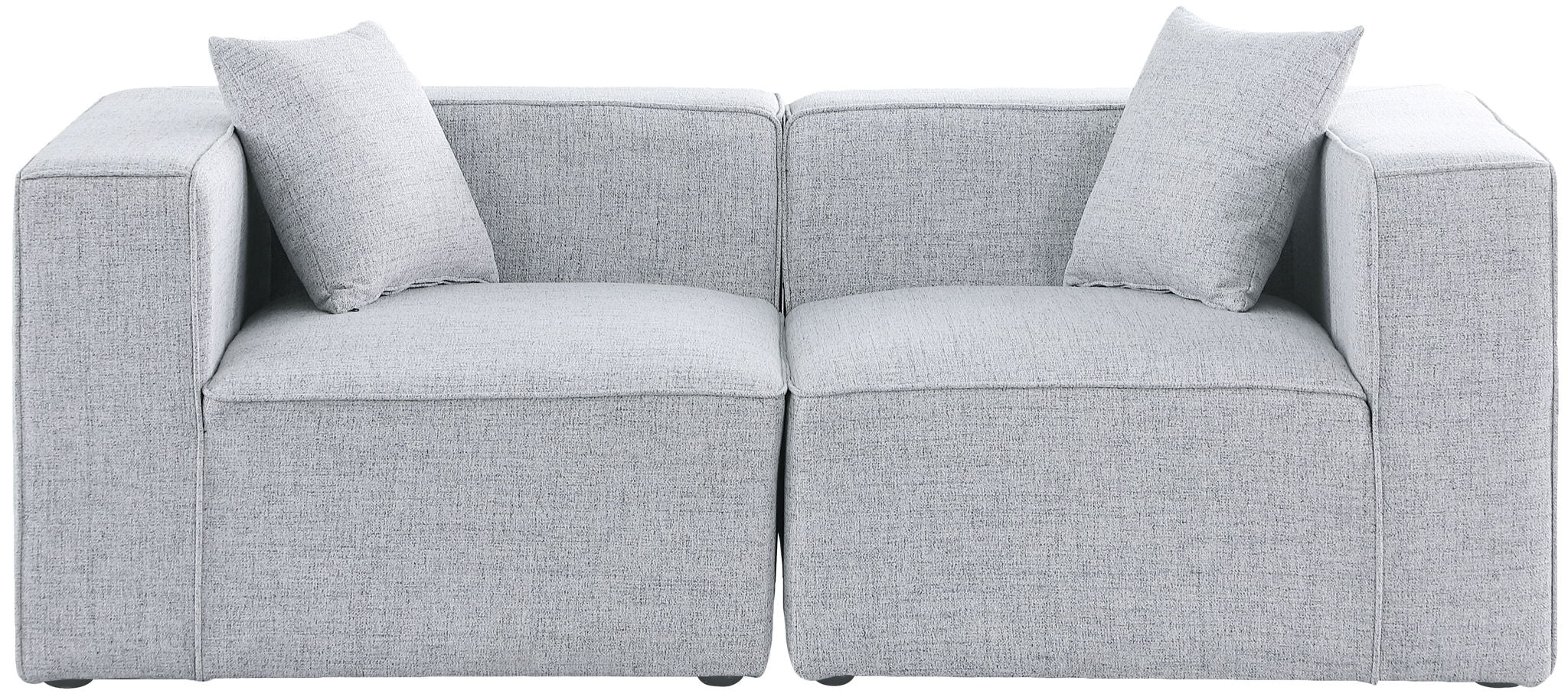 Cube - Linen Modular 2 Seat Sofa - Urban Living Furniture (Los Angeles, CA)