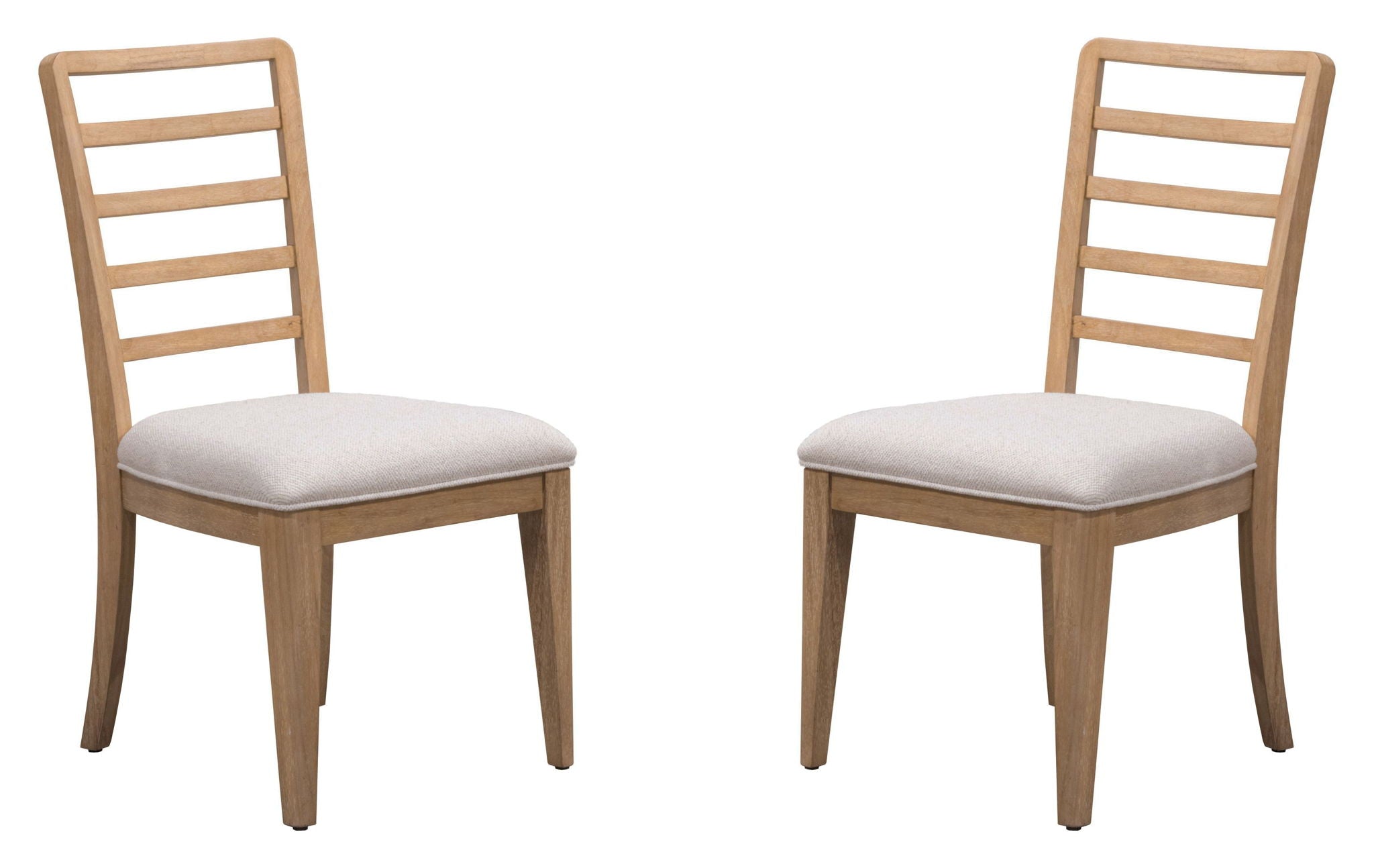 Escape - Ladder Back Dining Chair (Set of 2) - Glazed Natural Oak Mirage Mist - Urban Living Furniture (Los Angeles, CA)