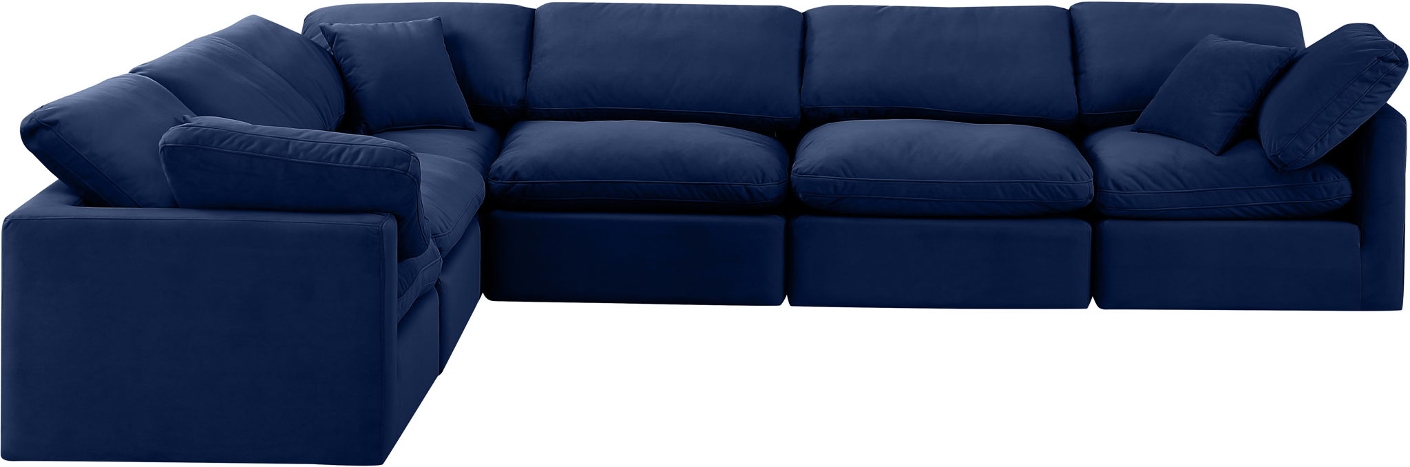 Indulge - Velvet 6 Piece Modular Corner Sectional - Urban Living Furniture (Los Angeles, CA)