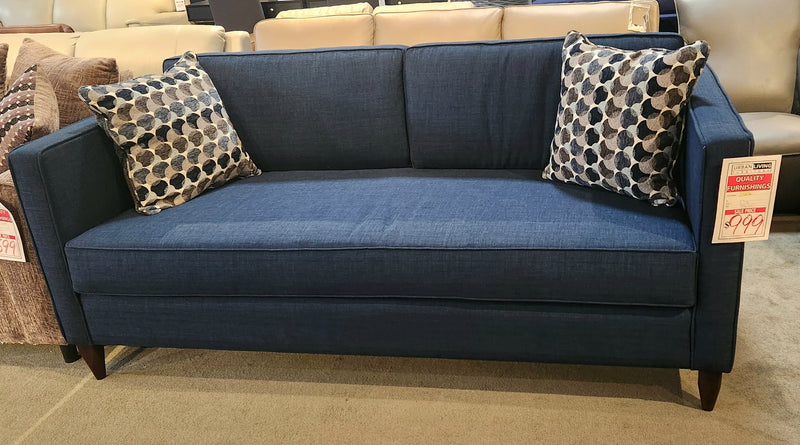 Sofa in Blue Fabric