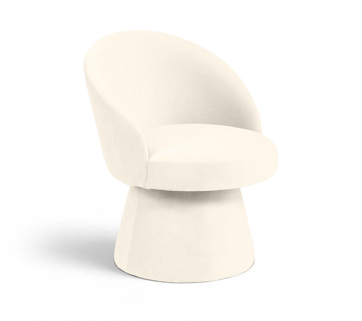 Selene - Upholstered Swivel Dining Chair