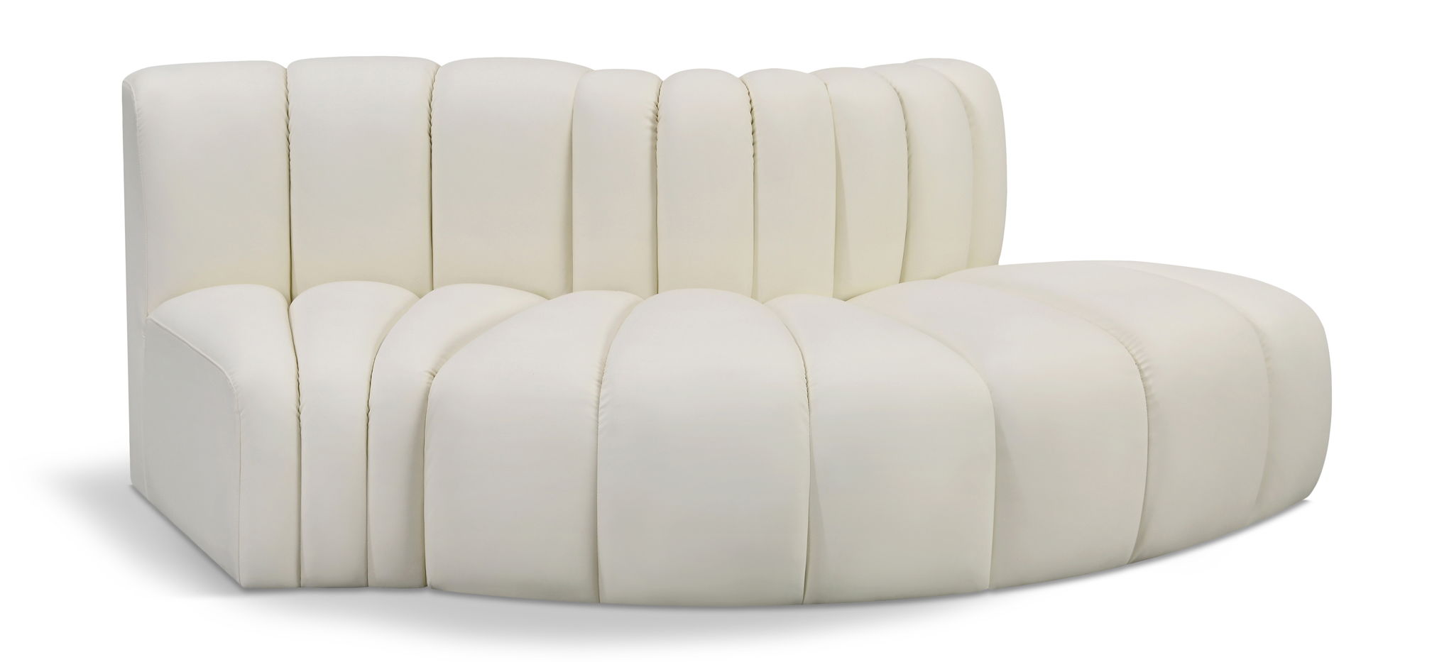 Arc - Faux Leather 3 Piece Modular Sofa - Urban Living Furniture (Los Angeles, CA)
