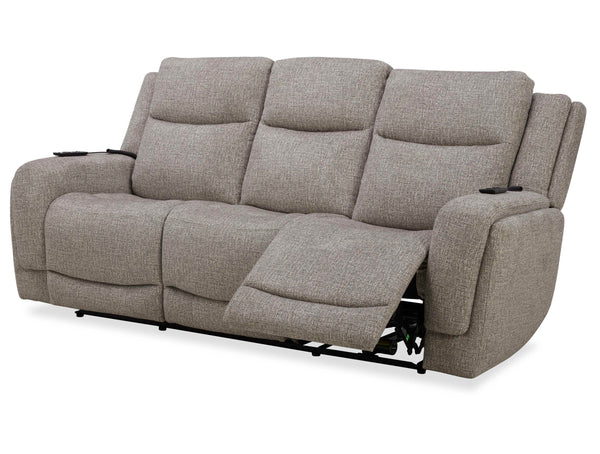 Penfield - Power Reclining Zero Gravity Sofa With Heat, Massage And Speaker - Frappe