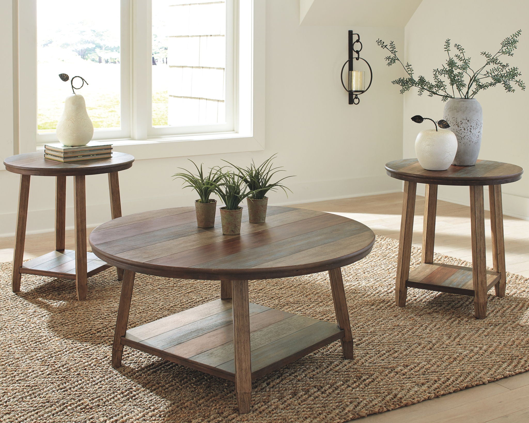 Raebecki - Brown - Occasional Table Set (Set of 3) - Urban Living Furniture (Los Angeles, CA)