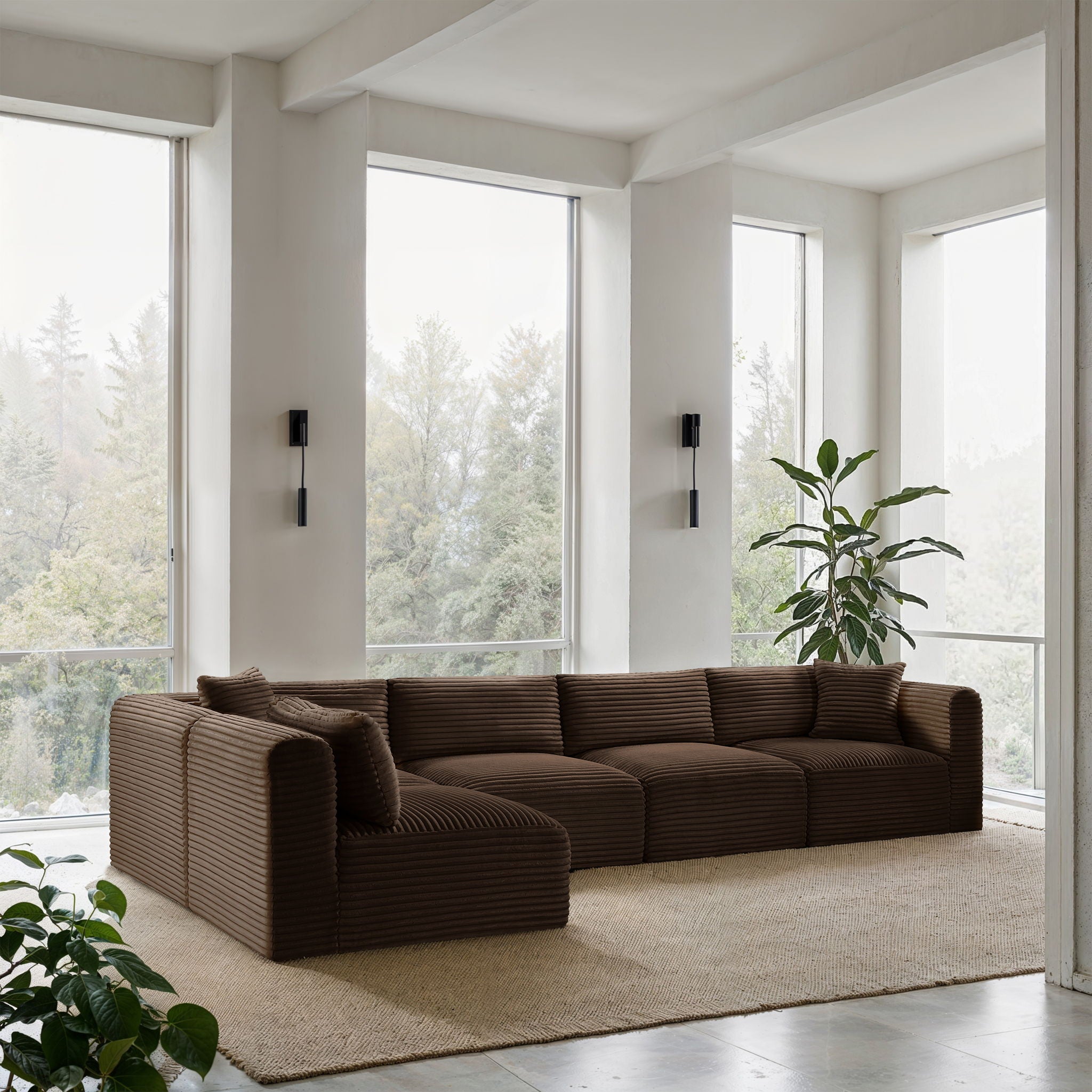 Shaggy - 5 Piece Modular Sectional - Urban Living Furniture (Los Angeles, CA)
