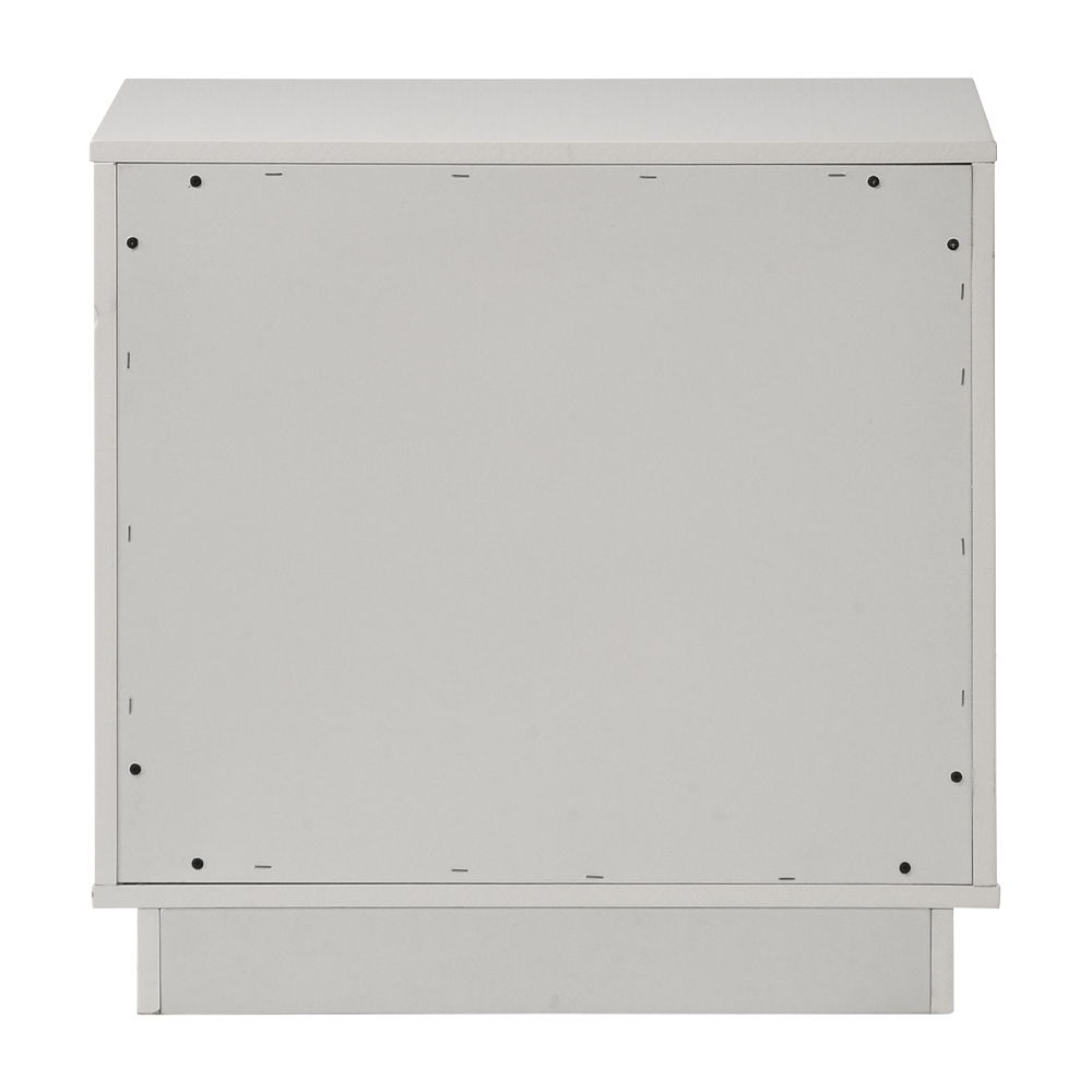 Esther - Nightstand - White / Silver - Urban Living Furniture (Los Angeles, CA)