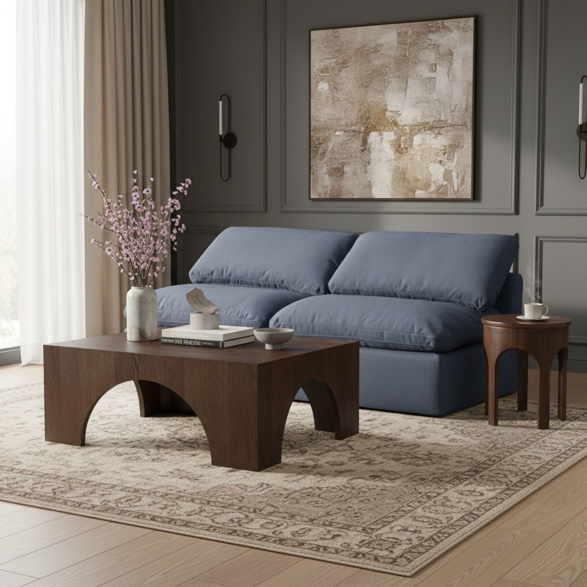 Indulge - Linen 2 Seat Modular Armless Sofa - Urban Living Furniture (Los Angeles, CA)